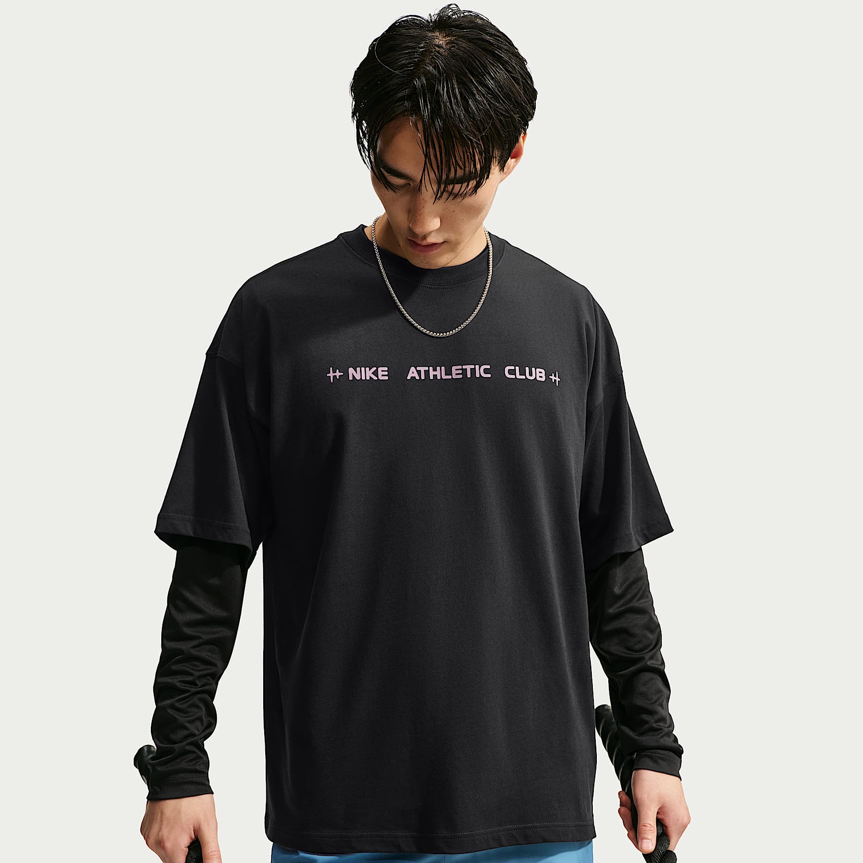 Ανδρικό T-Shirt σε φαρδιά γραμμή Nike N.A.C.