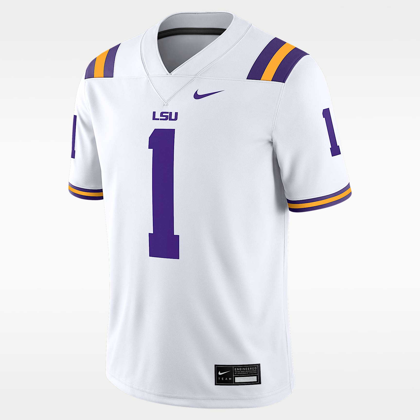 Jersey universitario Nike Dri-FIT Game para hombre LSU