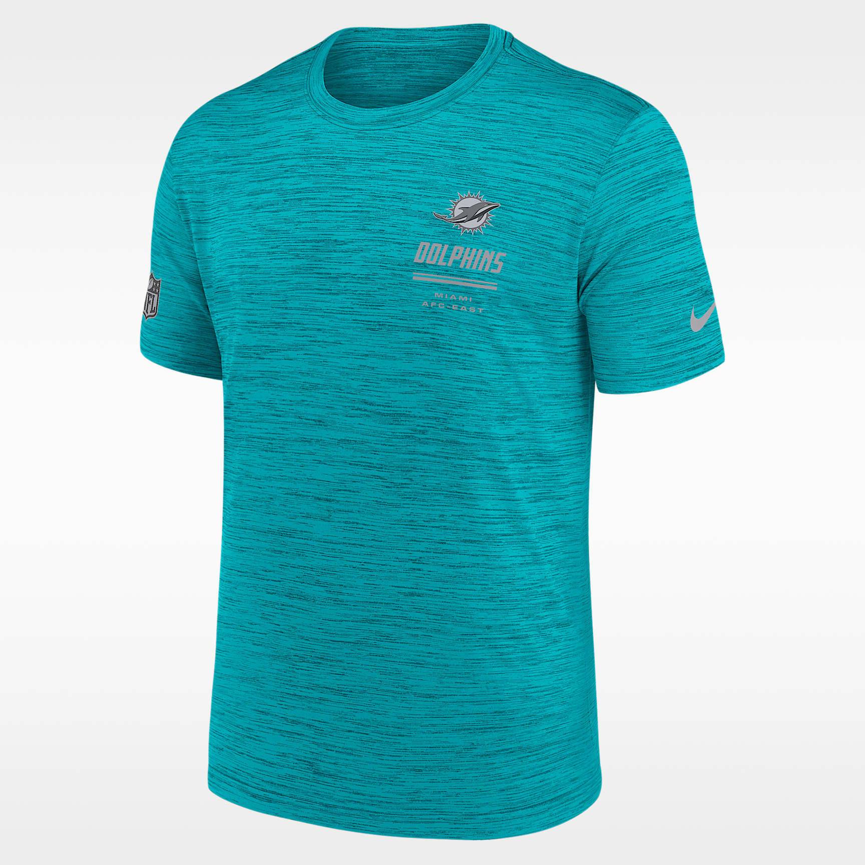 Playera Nike Dri-FIT de la NFL para hombre Miami Dolphins Sideline Team Issue Velocity