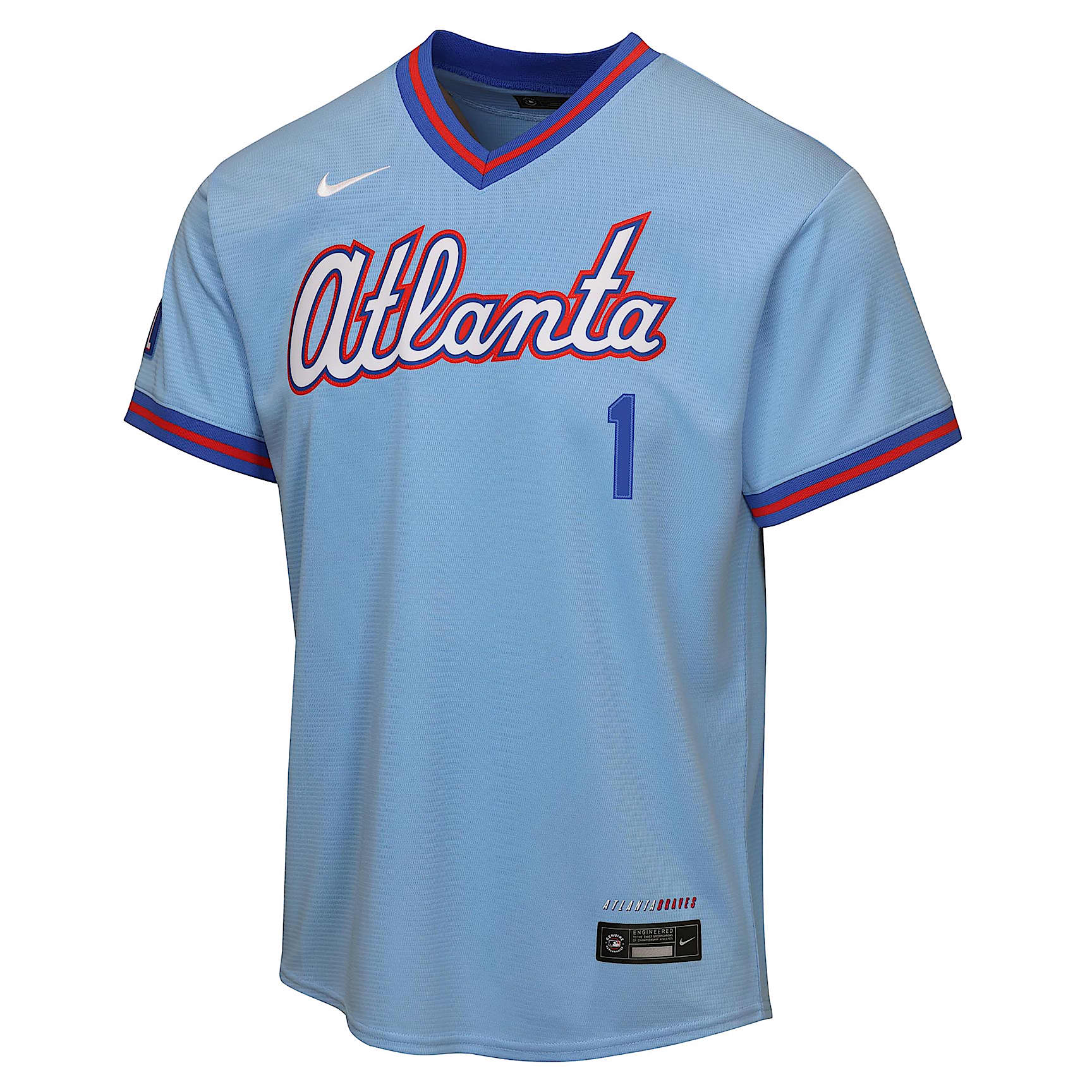 Ozzie Albies Atlanta Braves City Connect Big Kid's Nike MLB Stadium Jersey