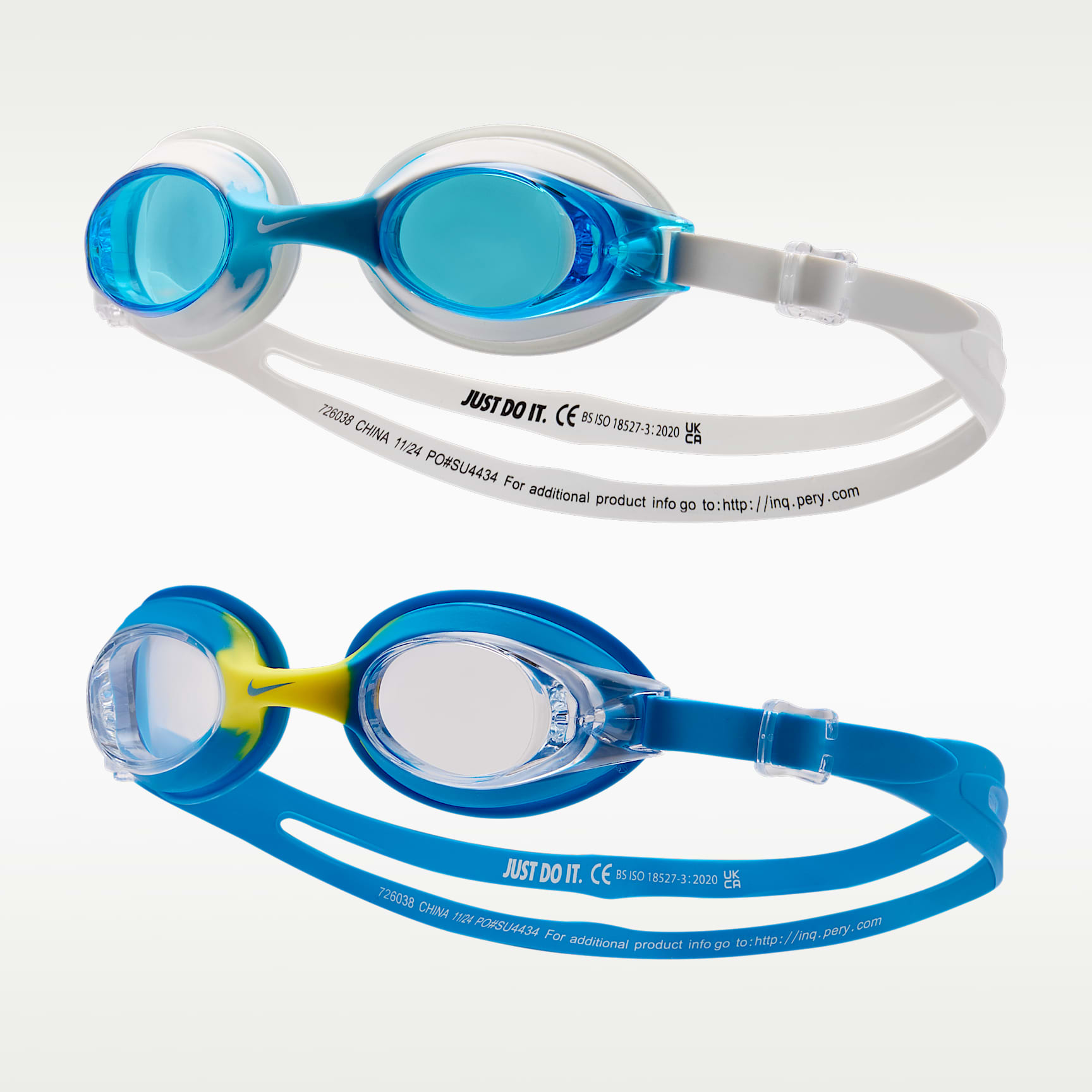 Goggles para niños Natación Nike Lil' Swoosh (paquete de 2)