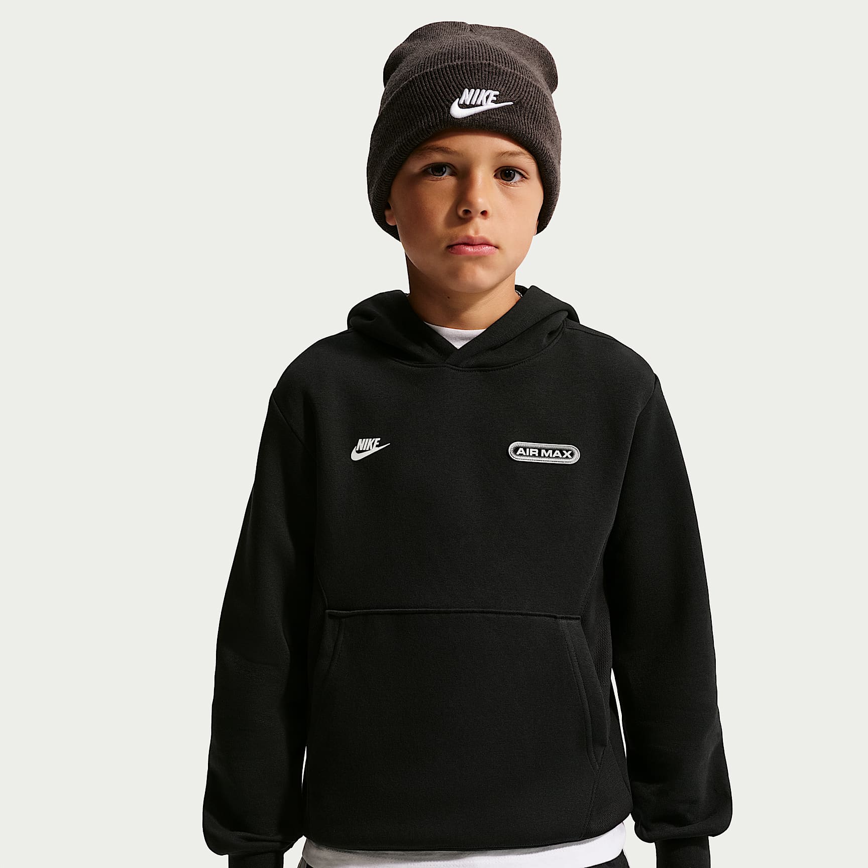 Nike Sportswear Air Max Older Kids' (Boys') Fleece Pullover Hoodie