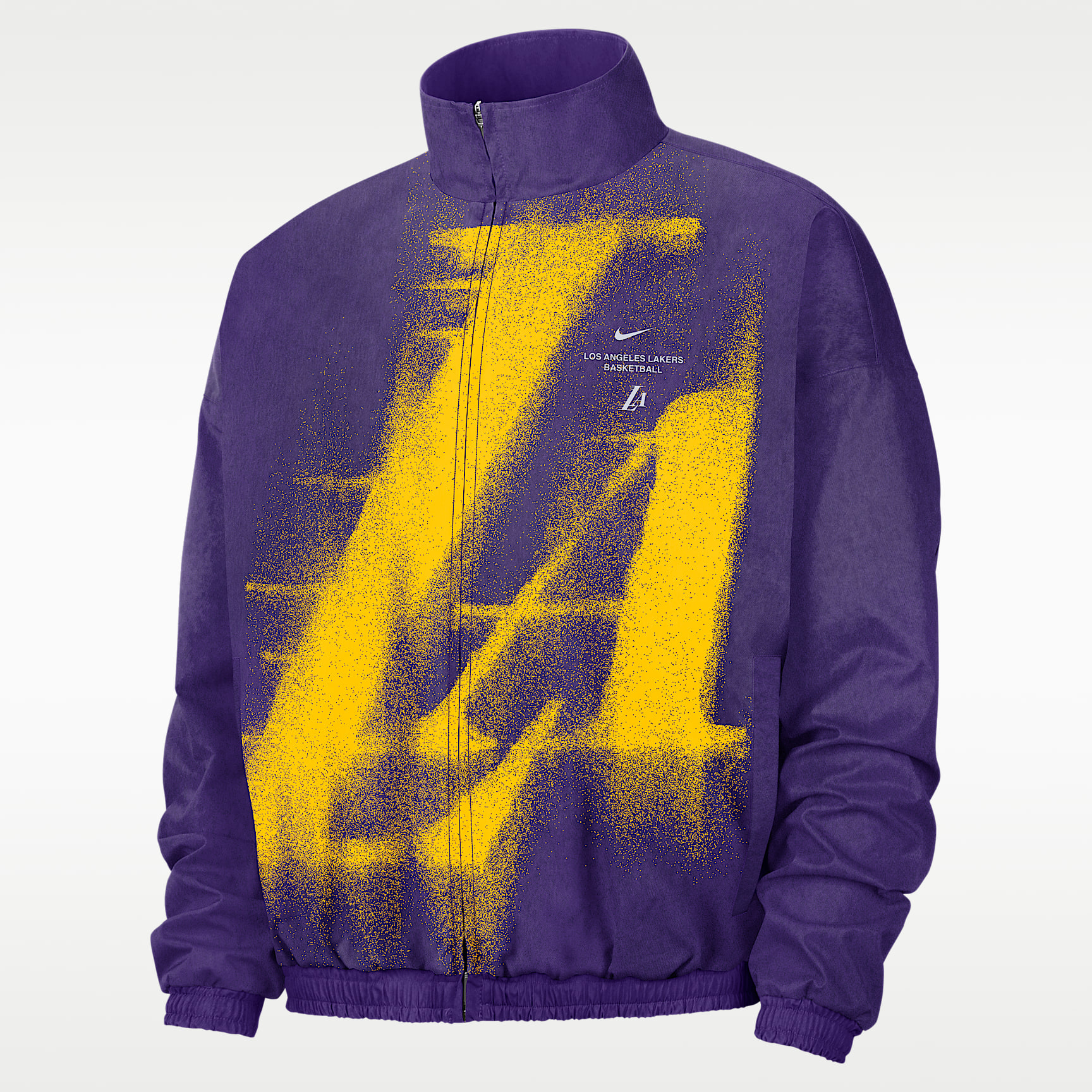 Chamarra de básquetbol de tejido Woven para hombre Los Angeles Lakers Nike Standard Issue