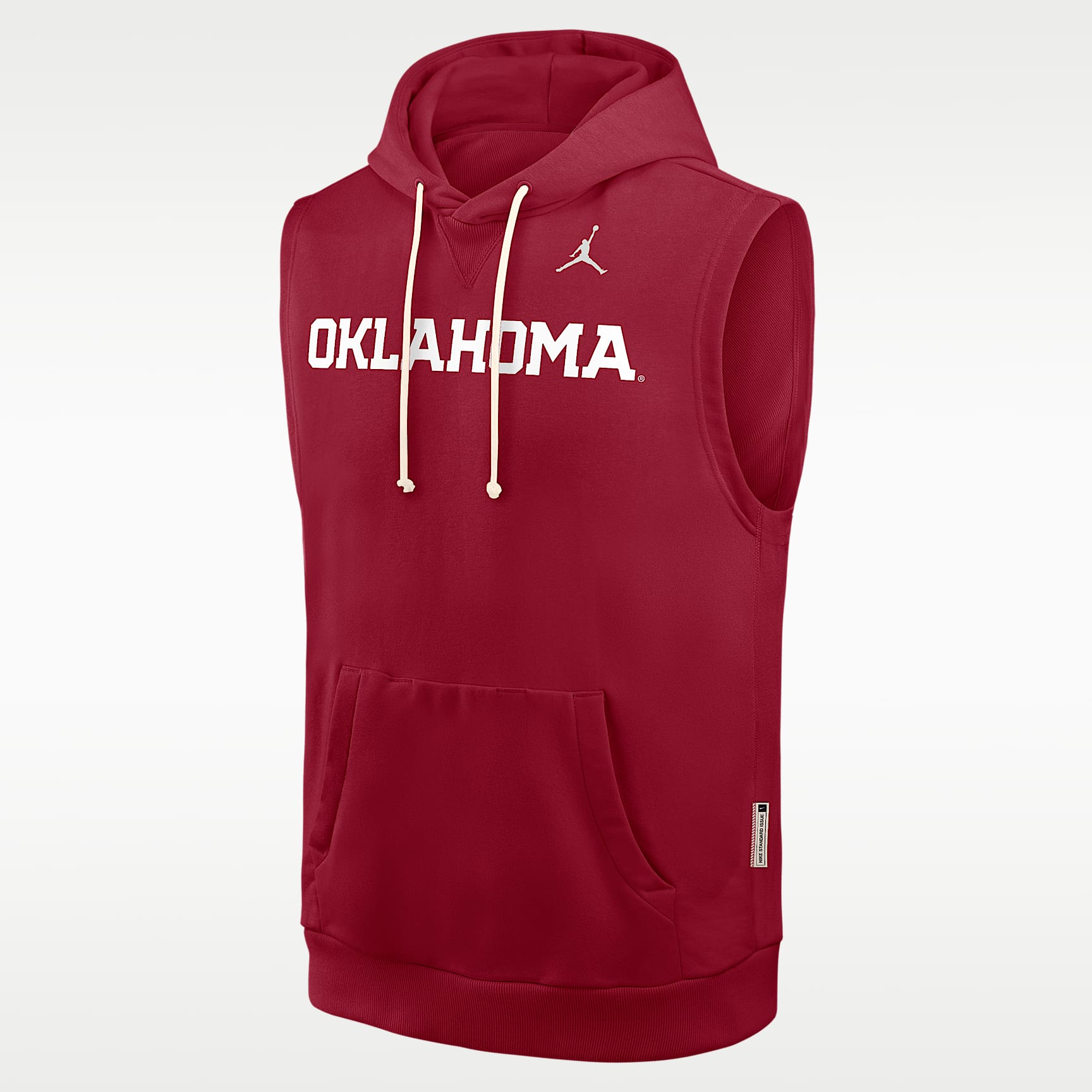 Sudadera con gorro sin cierre sin mangas universitaria Dri-FIT Jordan para hombre Oklahoma Sideline