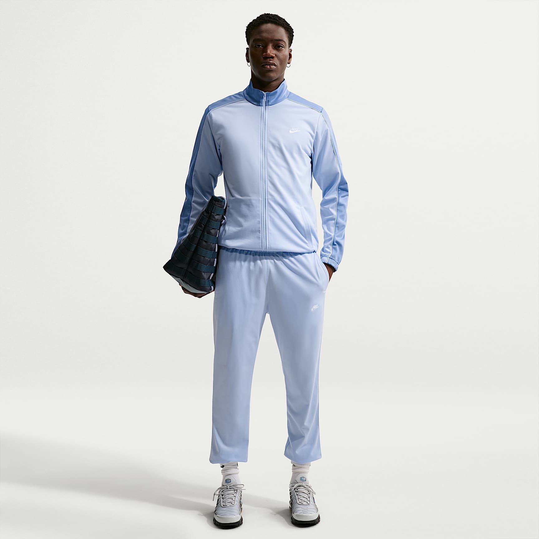 Polystickad tracksuit Nike Sportswear Club för män