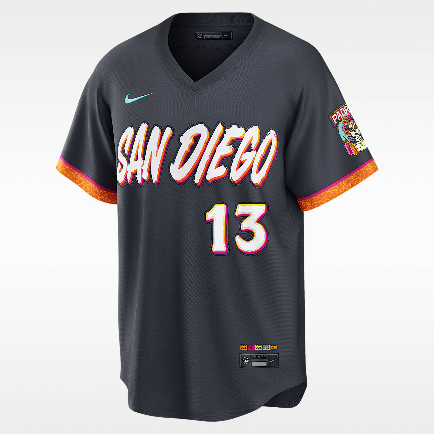 Manny Machado San Diego Padres City Connect Men's Nike MLB Stadium Jersey