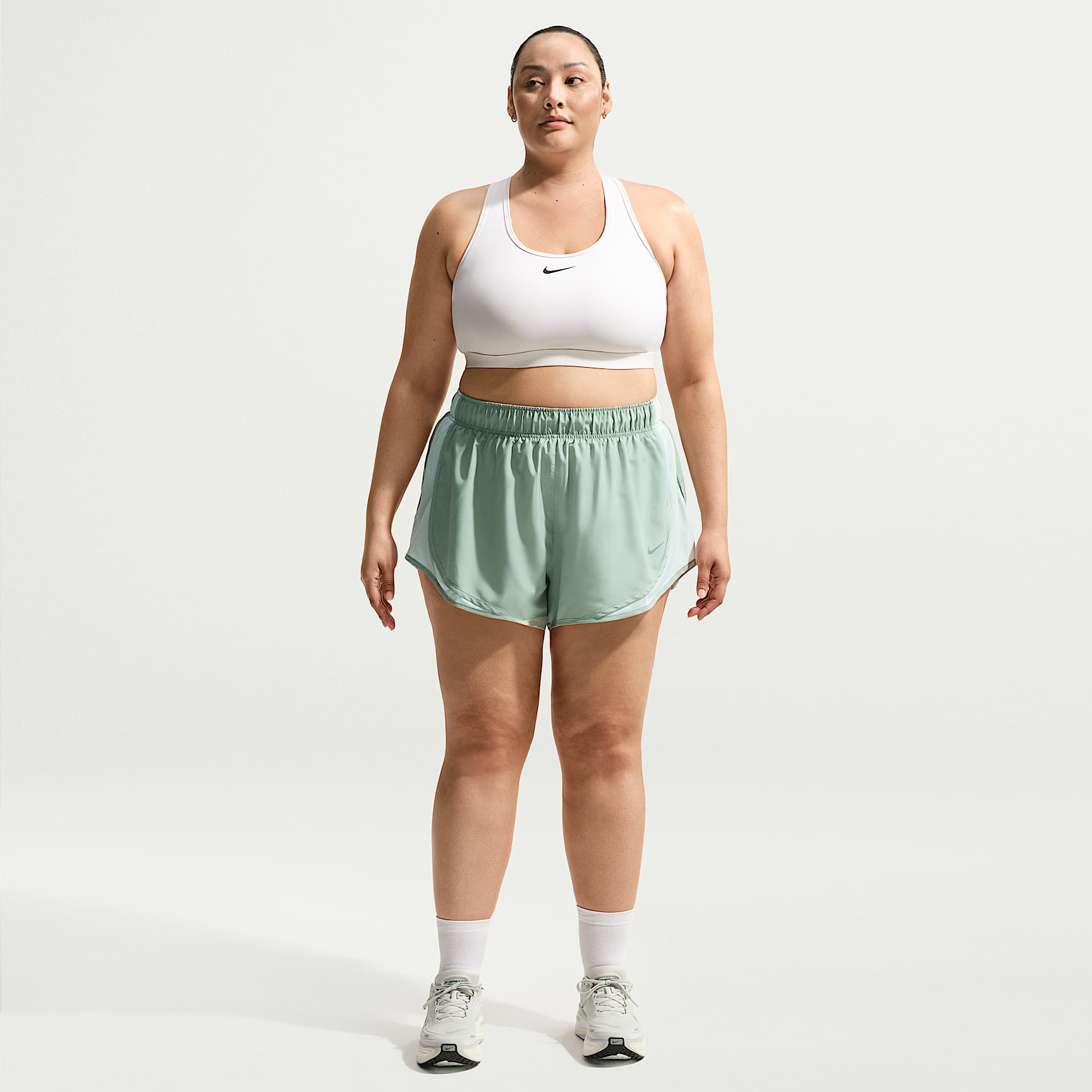 Nike Tempo Women's Dri-FIT Mid-Rise 3" Brief-Lined Running Shorts (Plus Size)
