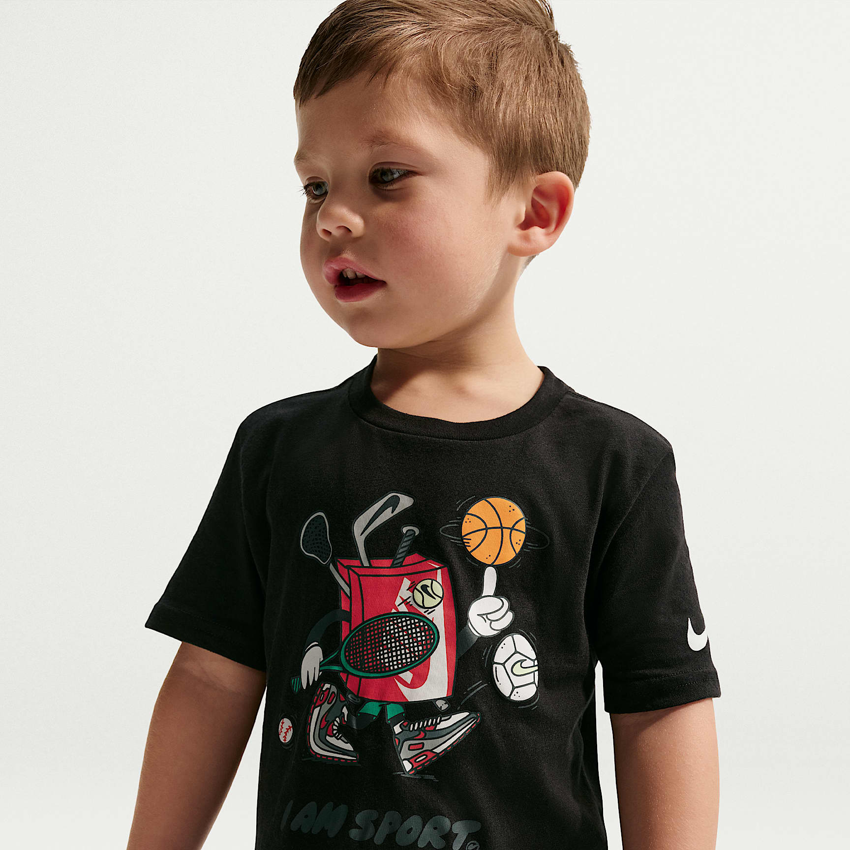 Nike Toddler 'I Am Sport' Boxy Graphic T-Shirt