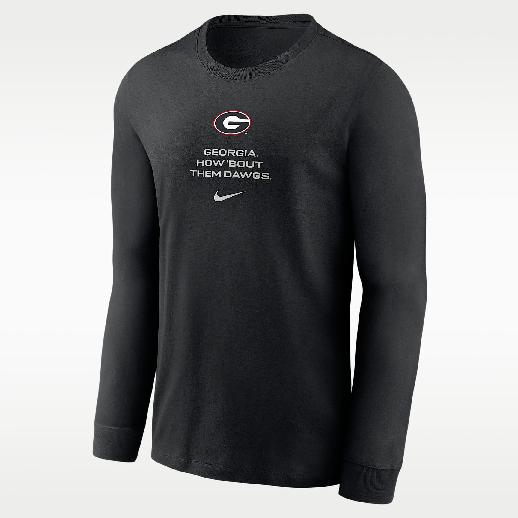 Georgia Sideline Men's Nike Dri-FIT College Long-Sleeve T-Shirt
