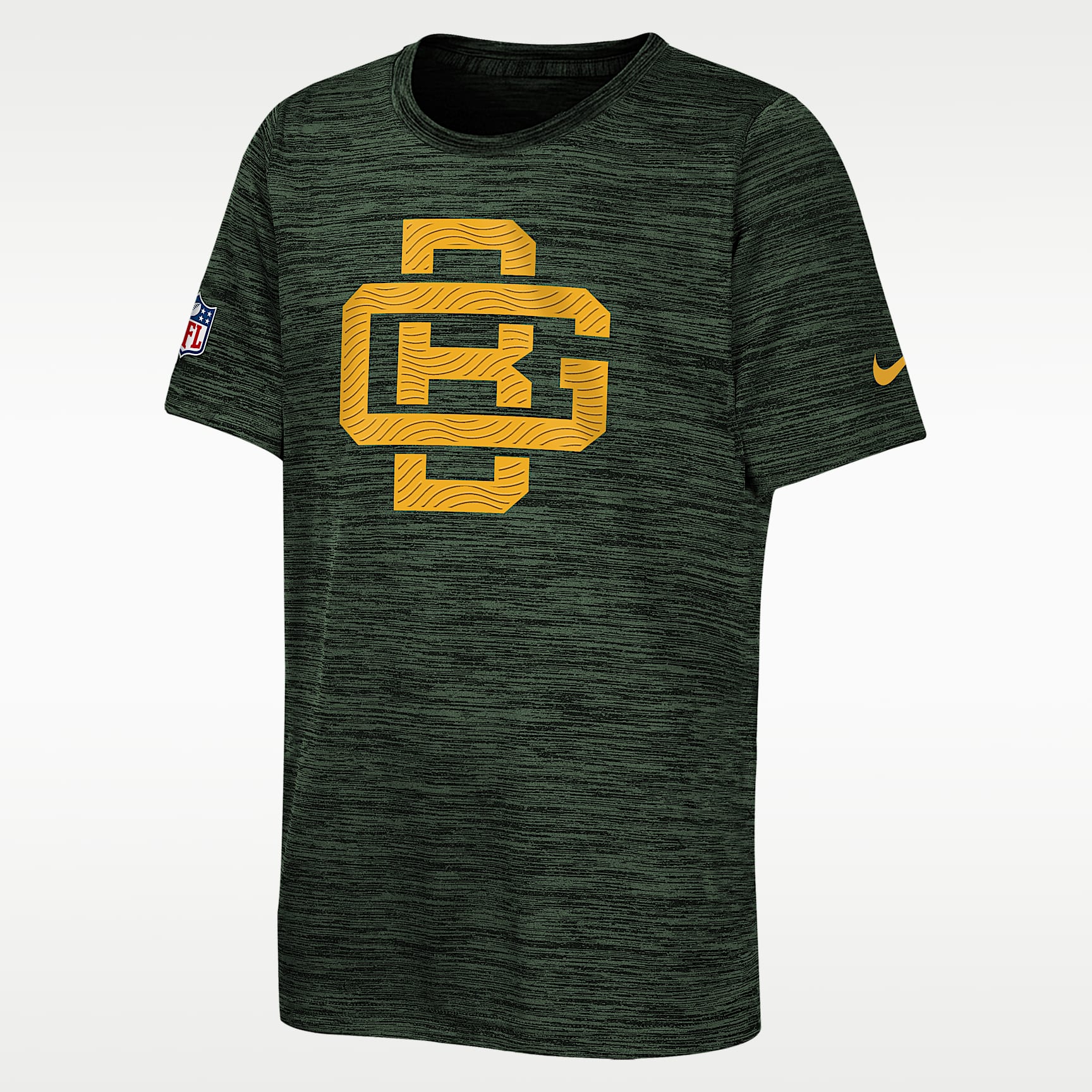 Green Bay Packers Rivalries Collection Sideline Velocity Big Kids' Nike Dri-FIT NFL T-Shirt