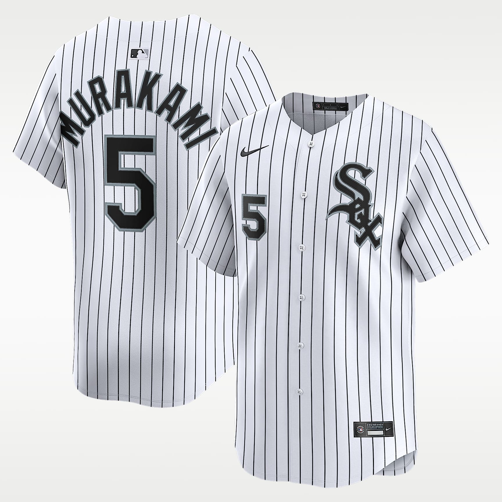 村上 宗隆 シカゴ ホワイトソックス メンズ ナイキ Dri-FIT ADV MLB リミテッド ユニフォーム トップス