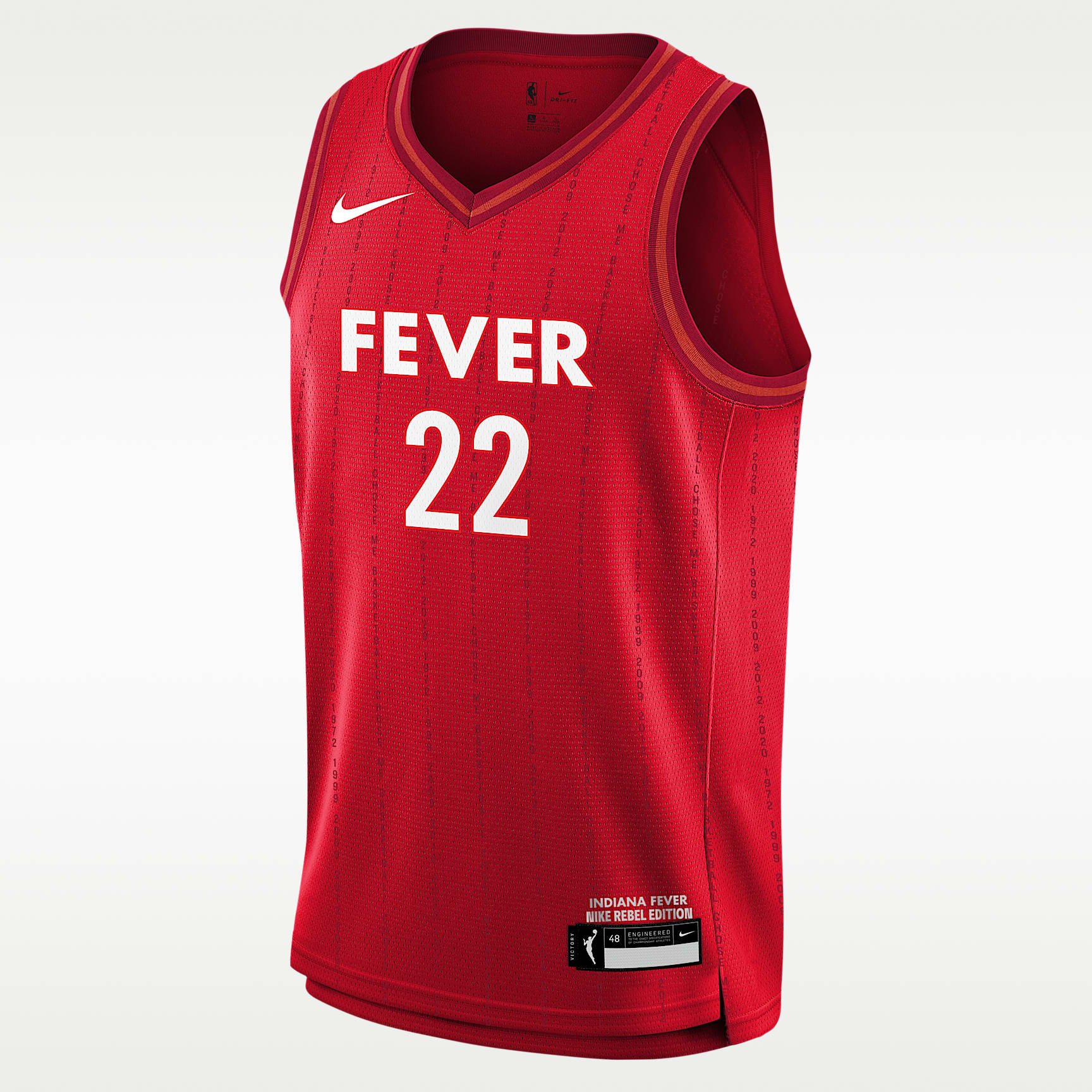 Caitlin Clark Indiana Fever Rebel Edition Big Kids' Nike WNBA Swingman Jersey