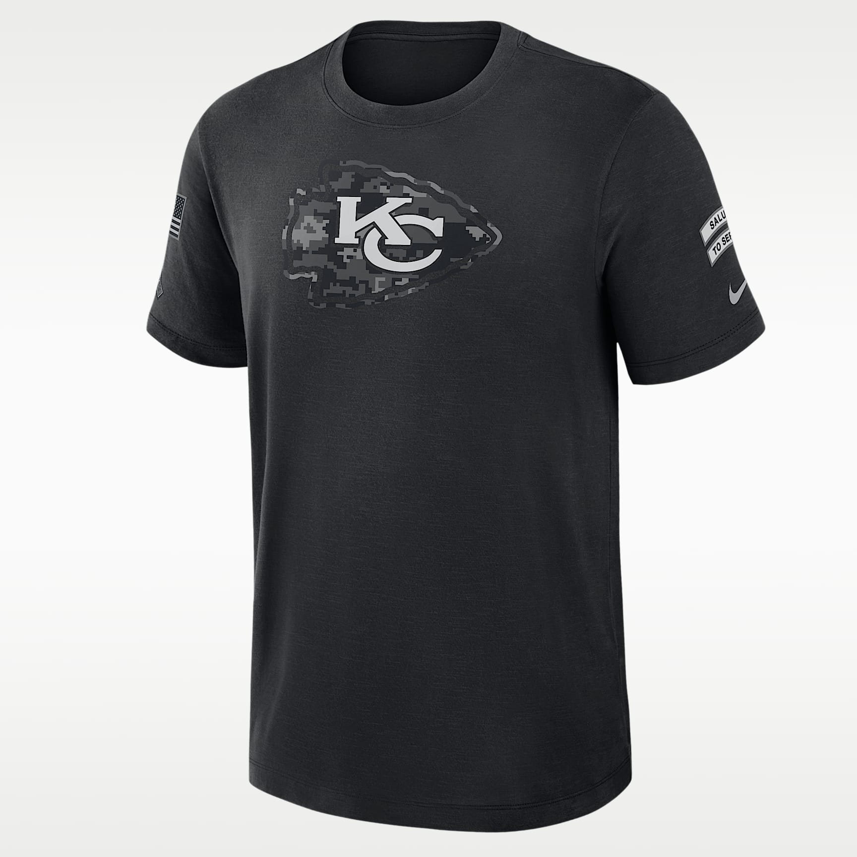 Kansas City Chiefs Salute to Service Slub Men's Nike Dri-FIT NFL T-Shirt