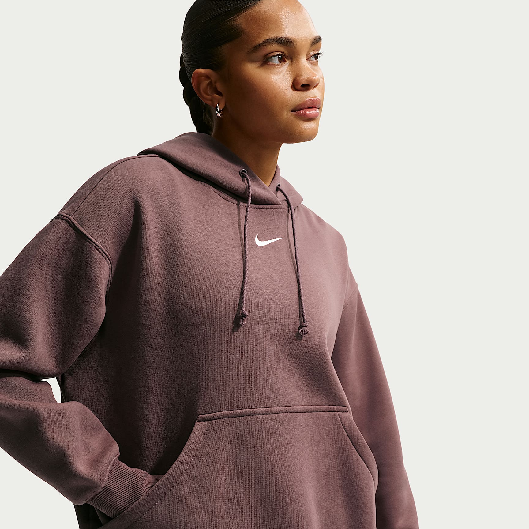 Sudadera con gorro sin cierre oversized para mujer Nike Sportswear Phoenix Fleece