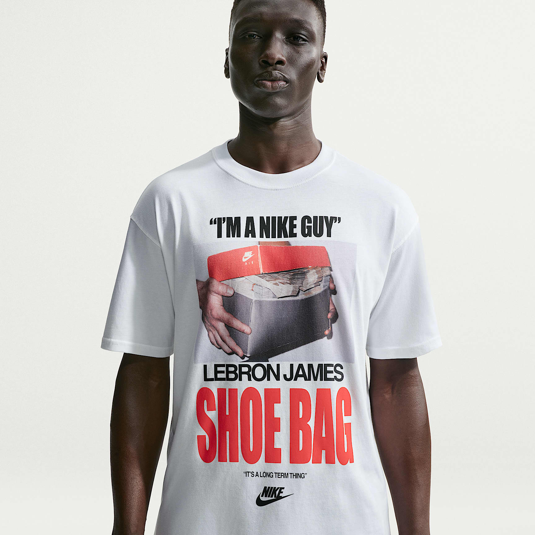 LeBron «Shoe Bag» Nike basket-T-skjorte til herre