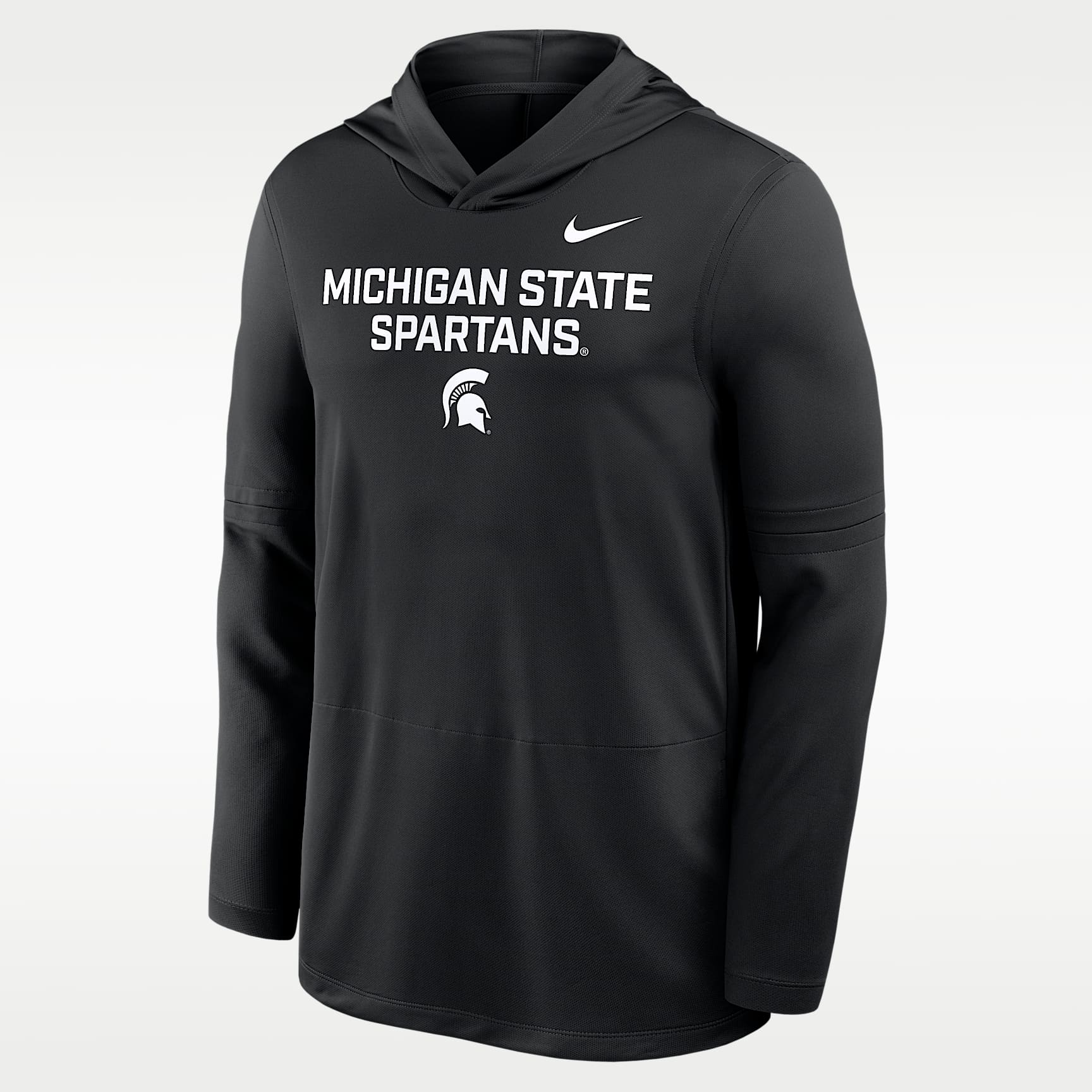 Michigan State Sideline Men's Nike Dri-FIT College Long-Sleeve Hooded Top