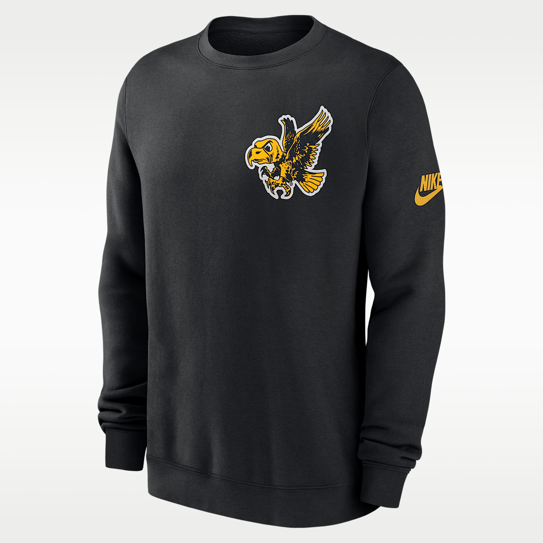 Sudadera de cuello redondo sin cierre universitaria Nike para hombre Iowa Legacy