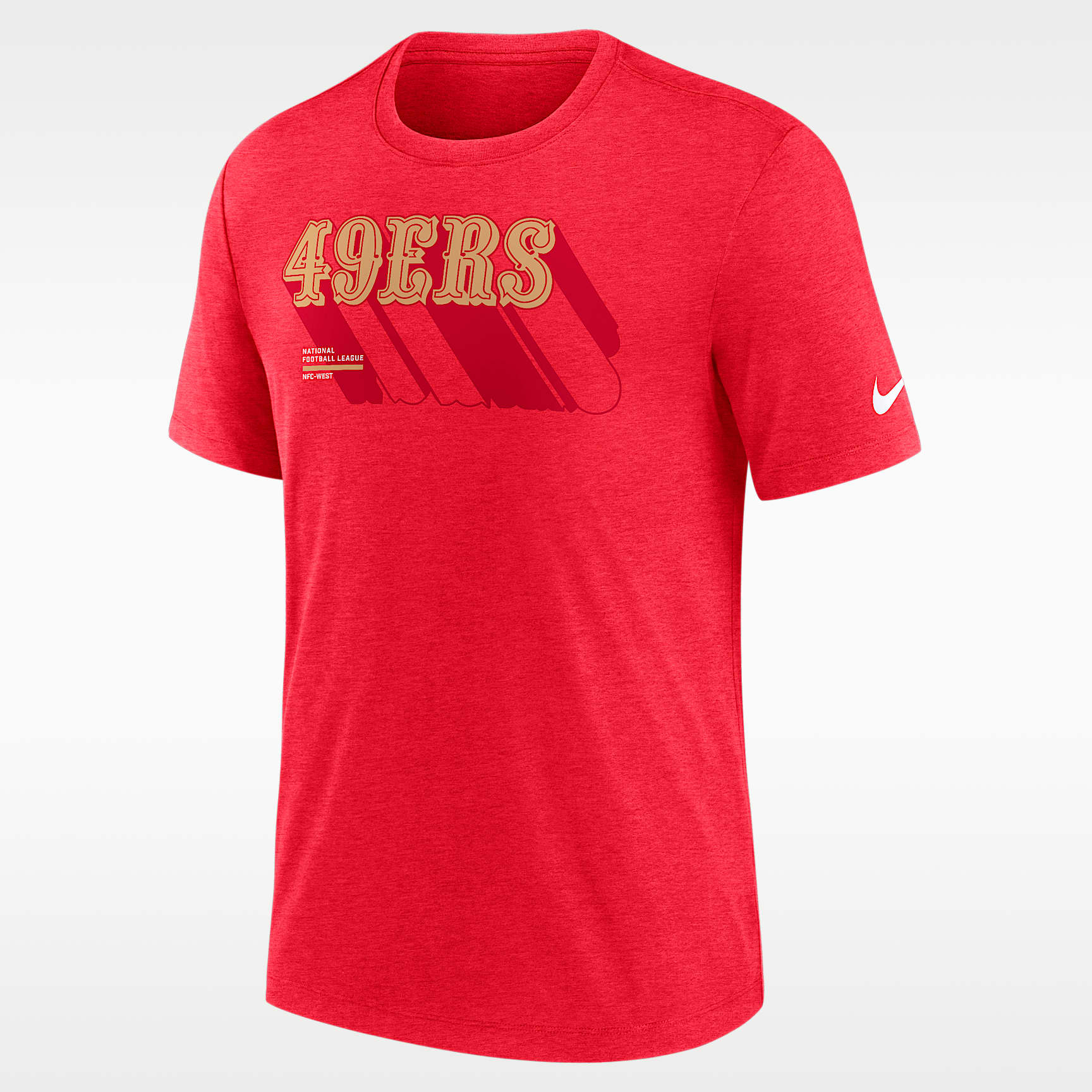 Playera Nike de la NFL para hombre San Francisco 49ers Long Pass