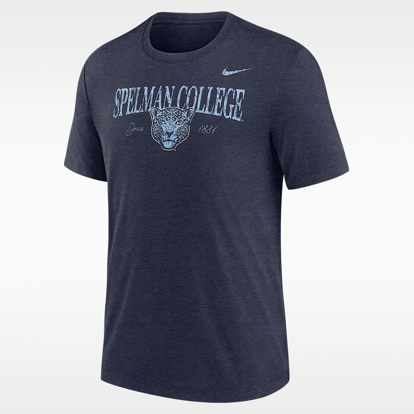 Nike College (Spelman College) Men's Tri-Blend Short-Sleeve T-Shirt