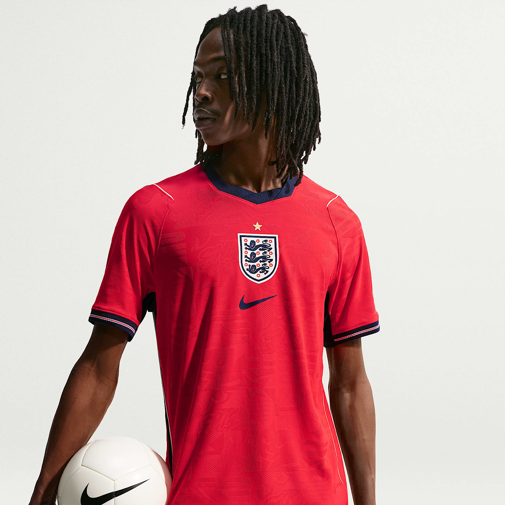 England 2026 Match Nike Aero-FIT autentisk fotballdrakt til herre (bortedrakt)