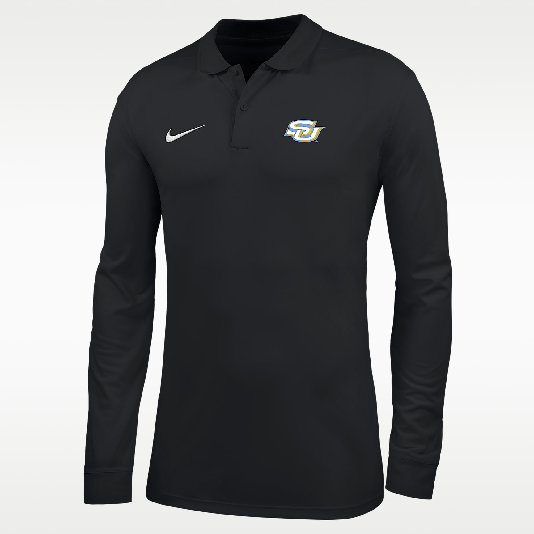 Nike College (Southern University and A&M) Men's Dri-FIT Long-Sleeve Polo