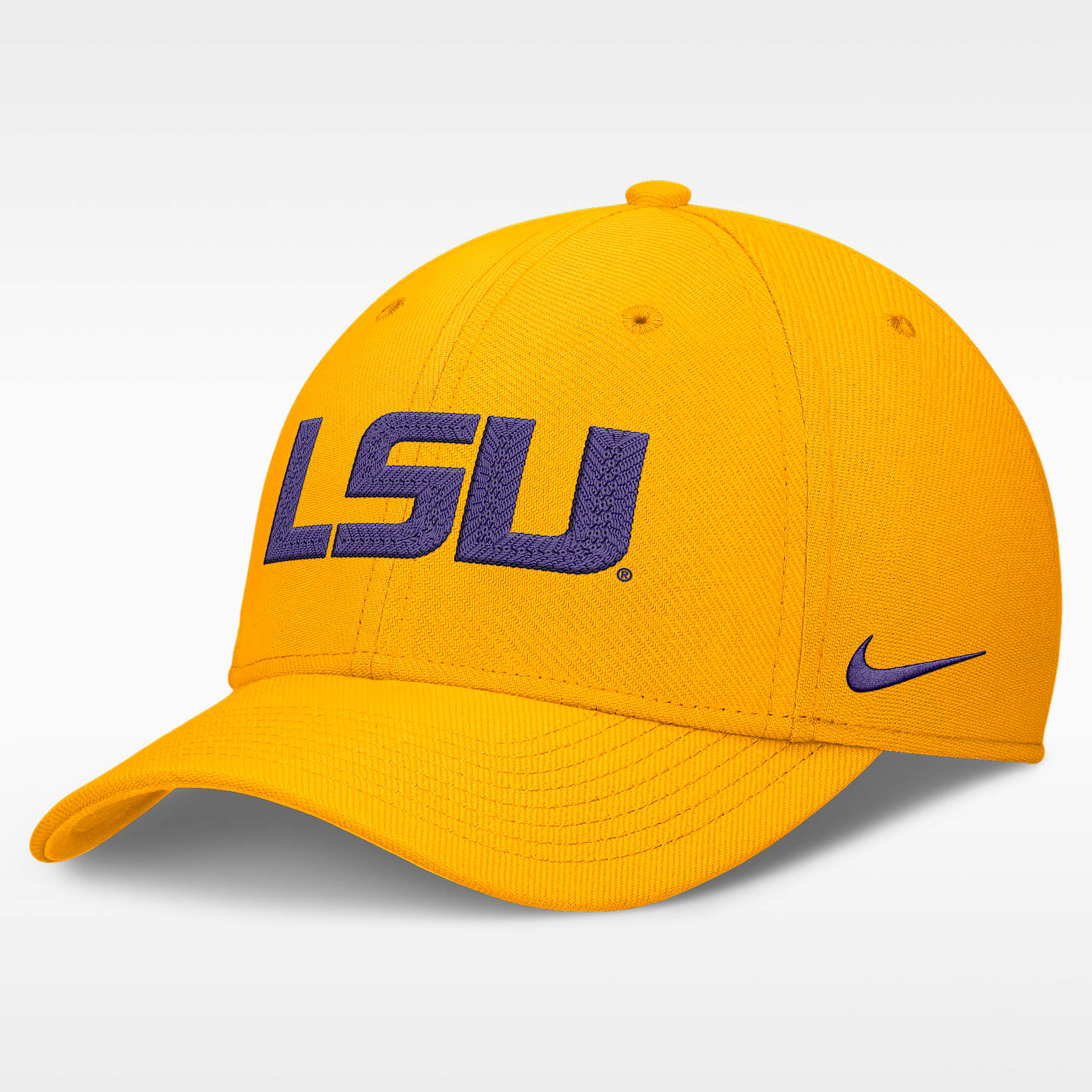 LSU Classic Swooshflex Men's Nike Dri-FIT College Hat