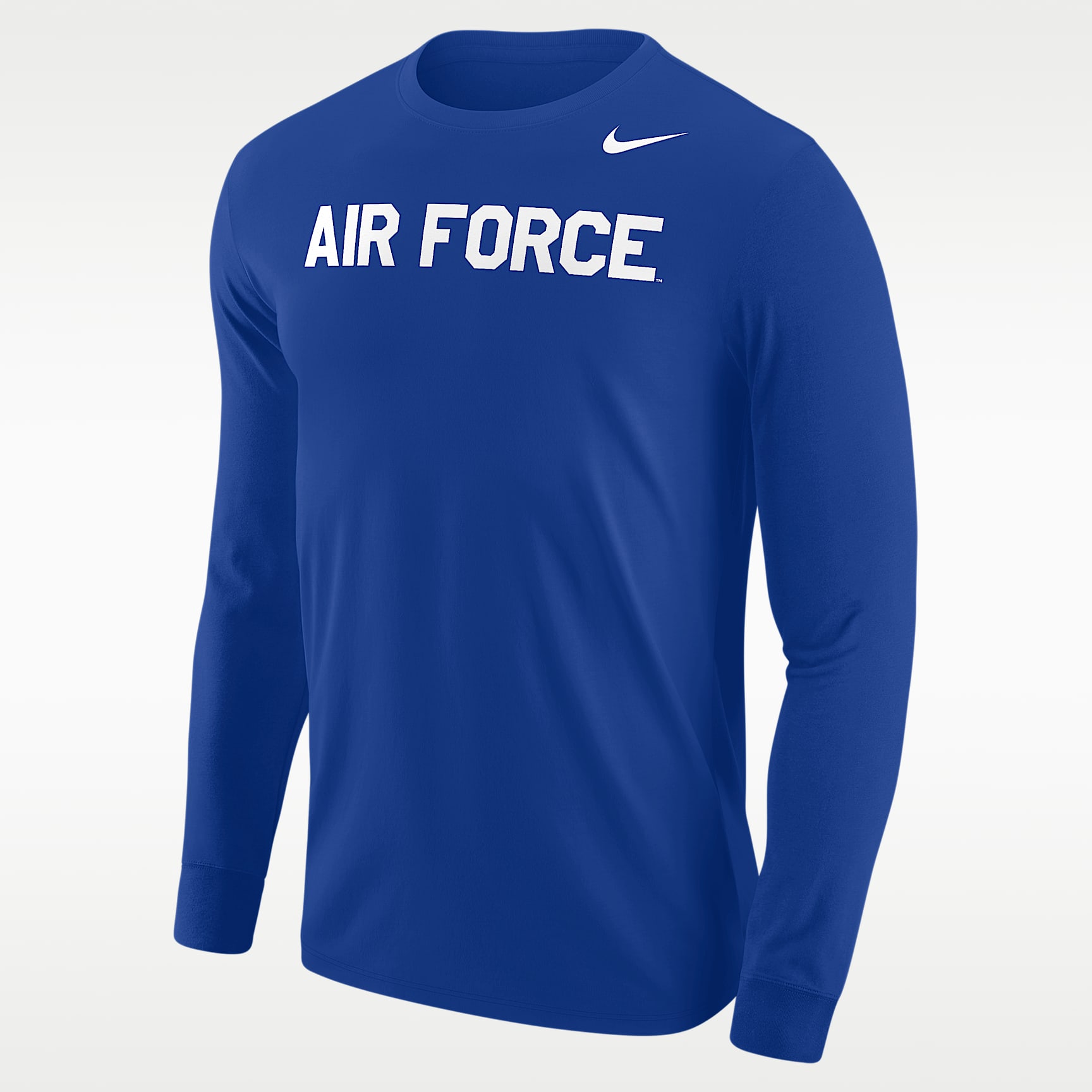 Playera de manga larga de futbol americano Nike para hombre Air Force Falcons