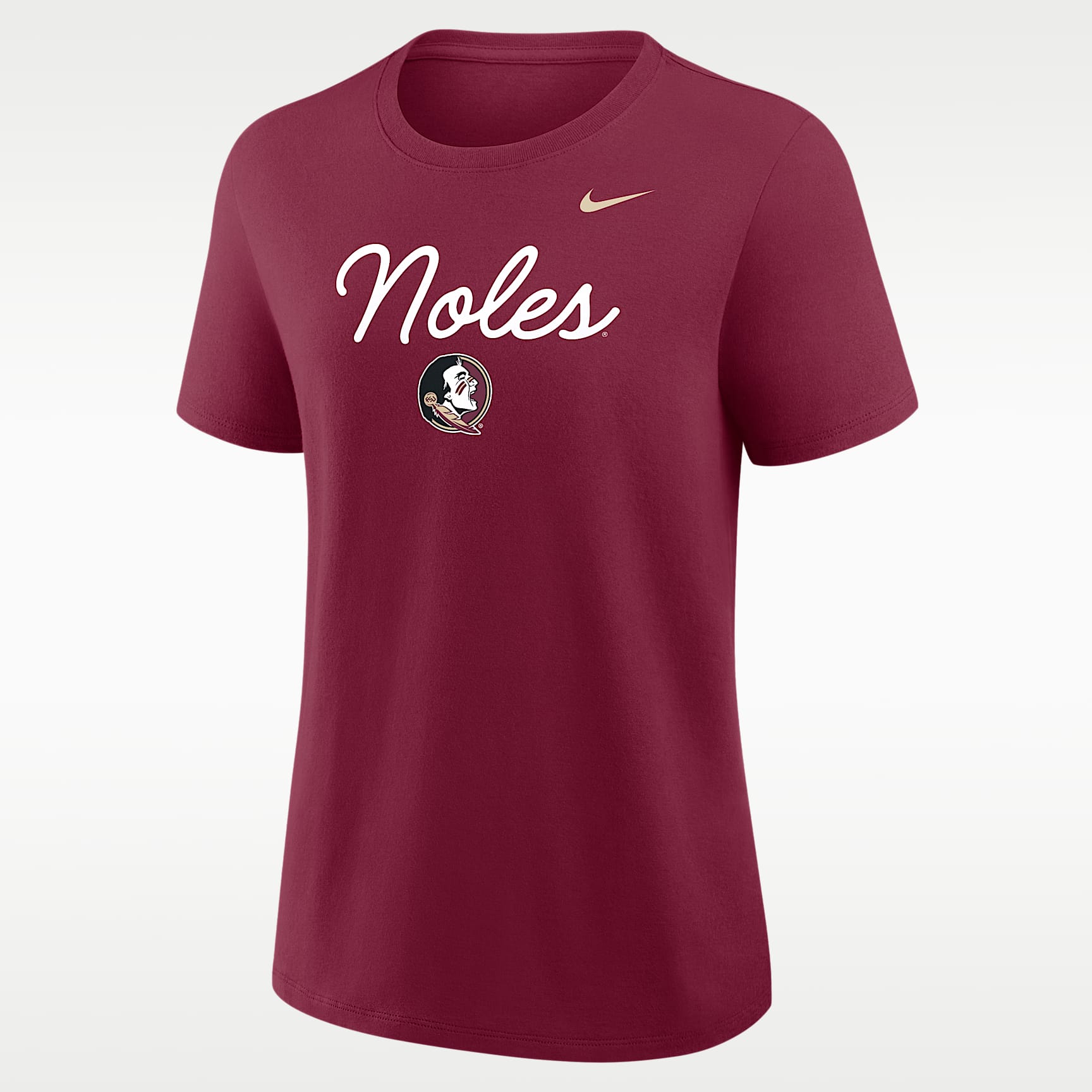 Florida State Script Mantra Logo Women's Nike College T-Shirt