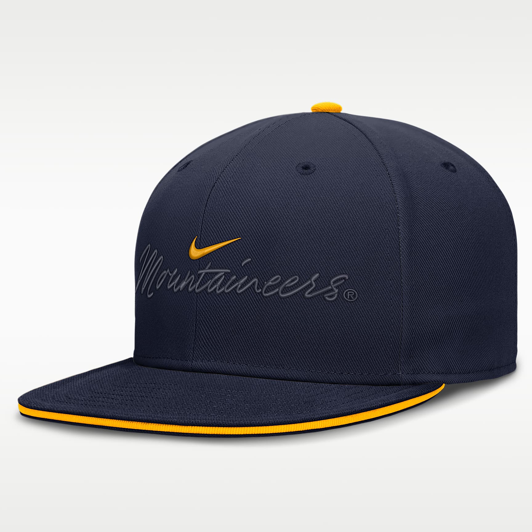 West Virginia Pro Men's Nike Dri-FIT College Fitted Hat