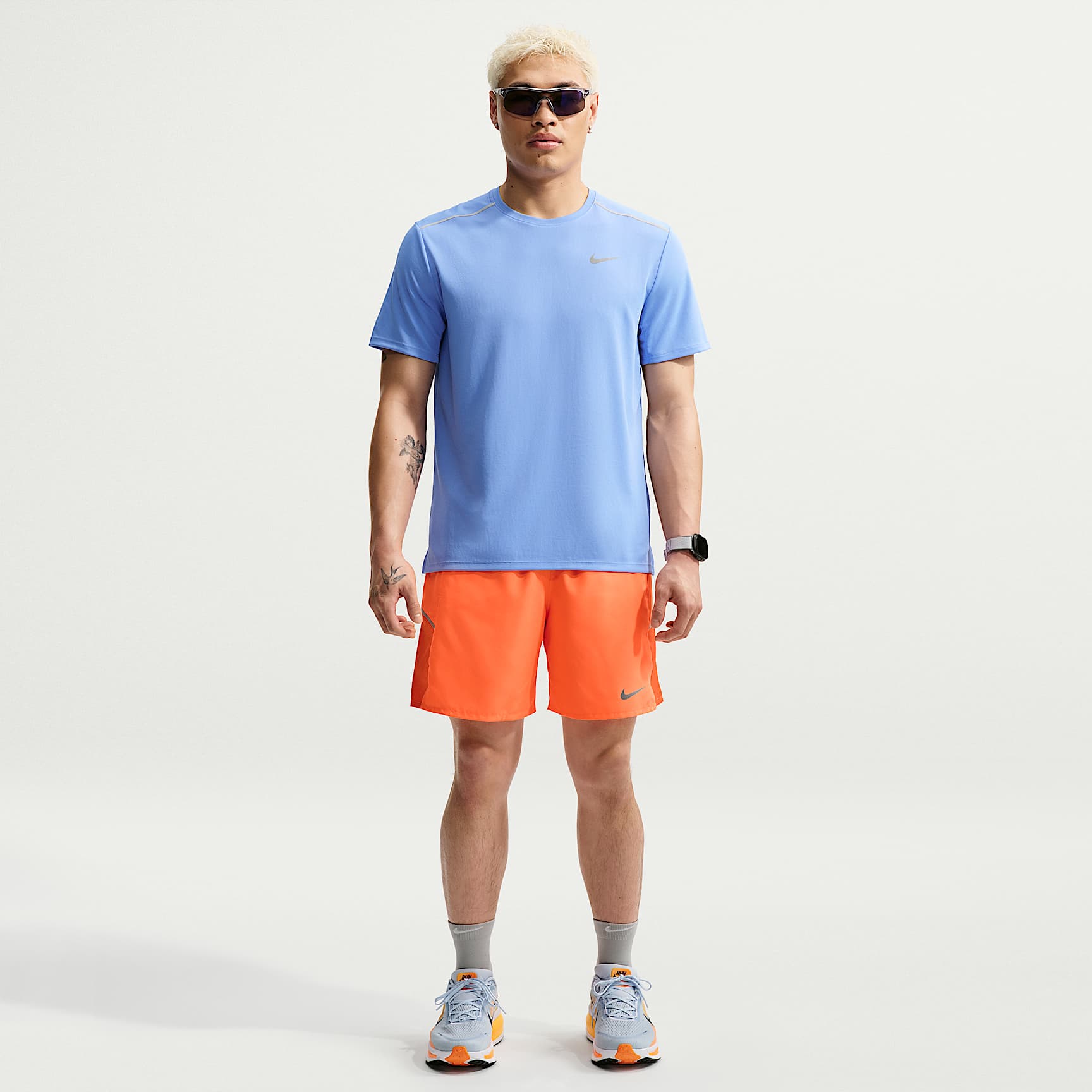 Nike Miler Men's Dri-FIT 2-in-1 18cm (approx.) Running Shorts