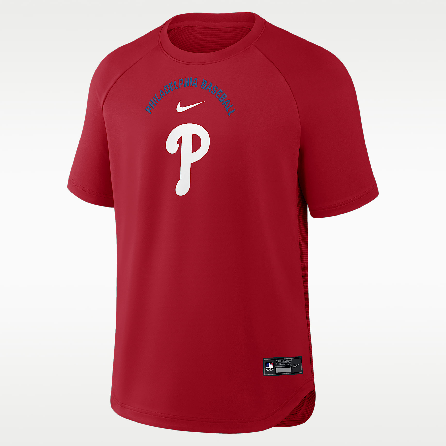 Philadelphia Phillies Authentic Collection Batting Practice Pregame Men's Nike Dri-FIT MLB Top