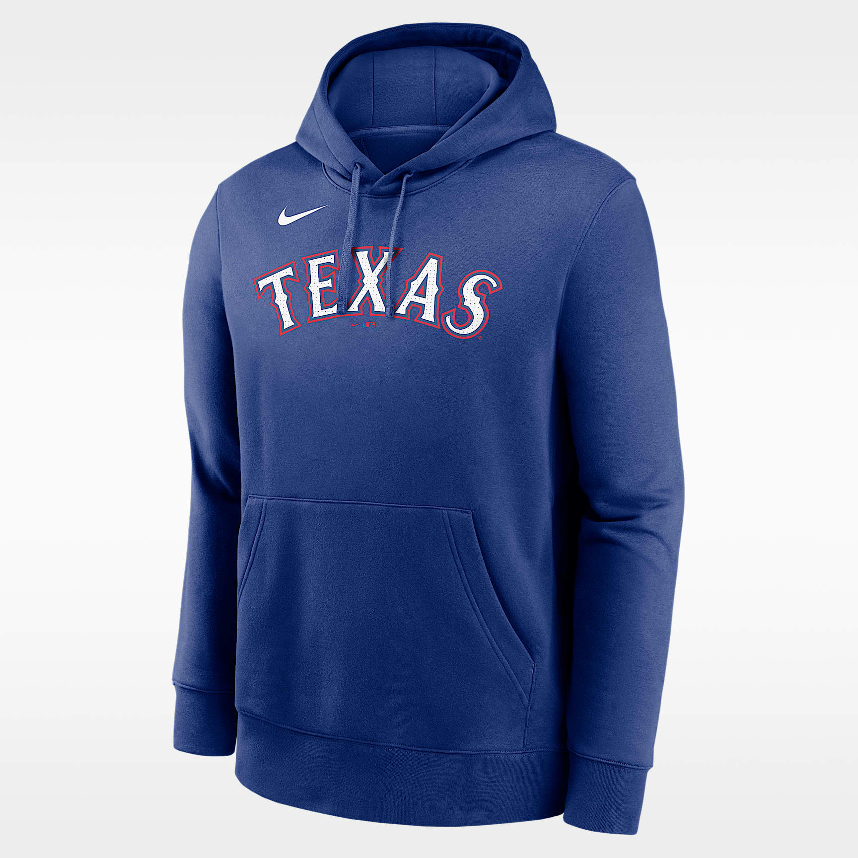 Sudadera con gorro sin cierre Nike de la MLB para hombre Corey Seager Texas Rangers Club