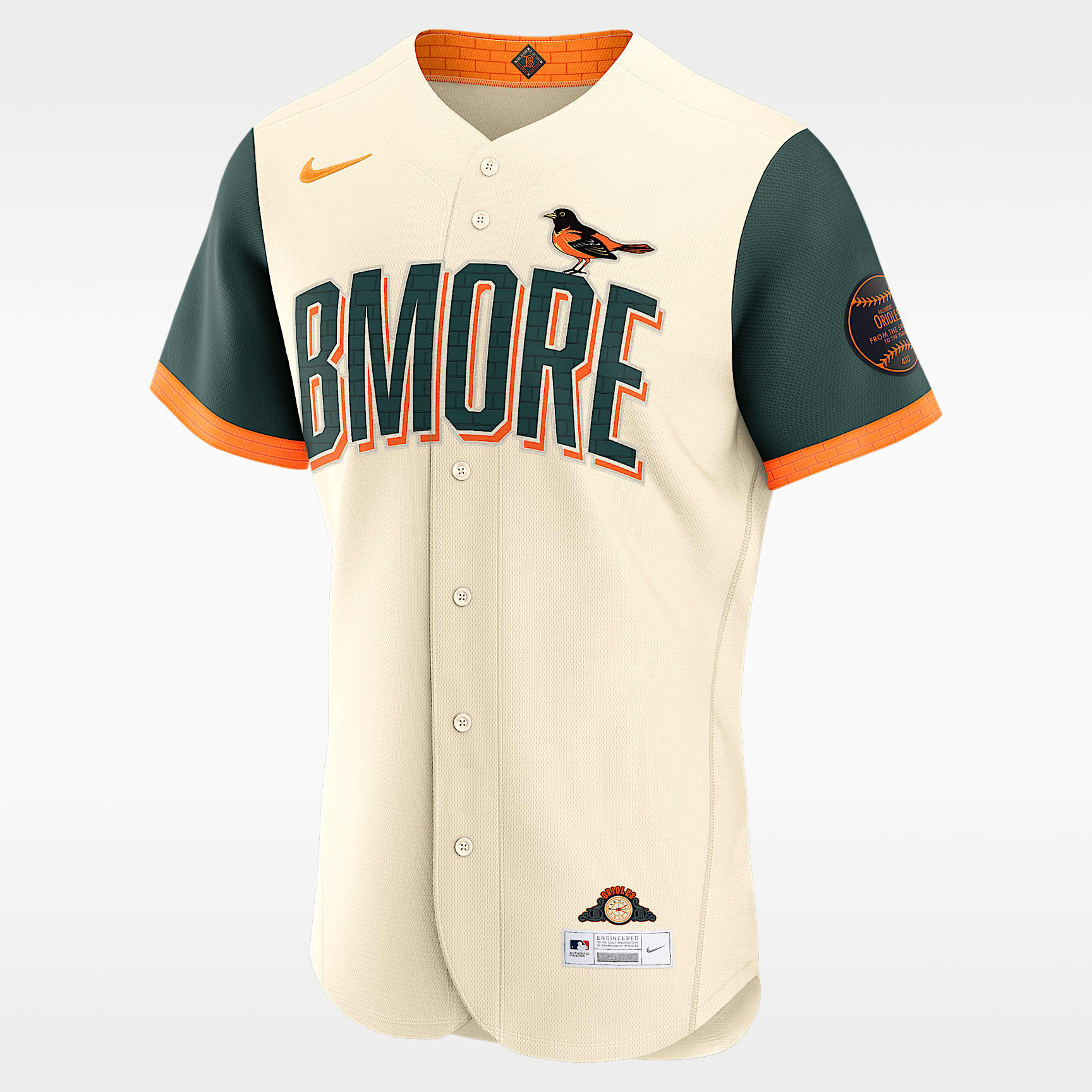 Baltimore Orioles City Connect Men's Nike MLB Authentic Jersey