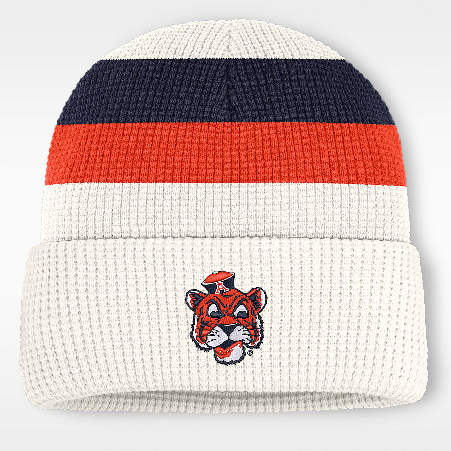 Gorro con dobladillo universitario Nike para hombre Auburn