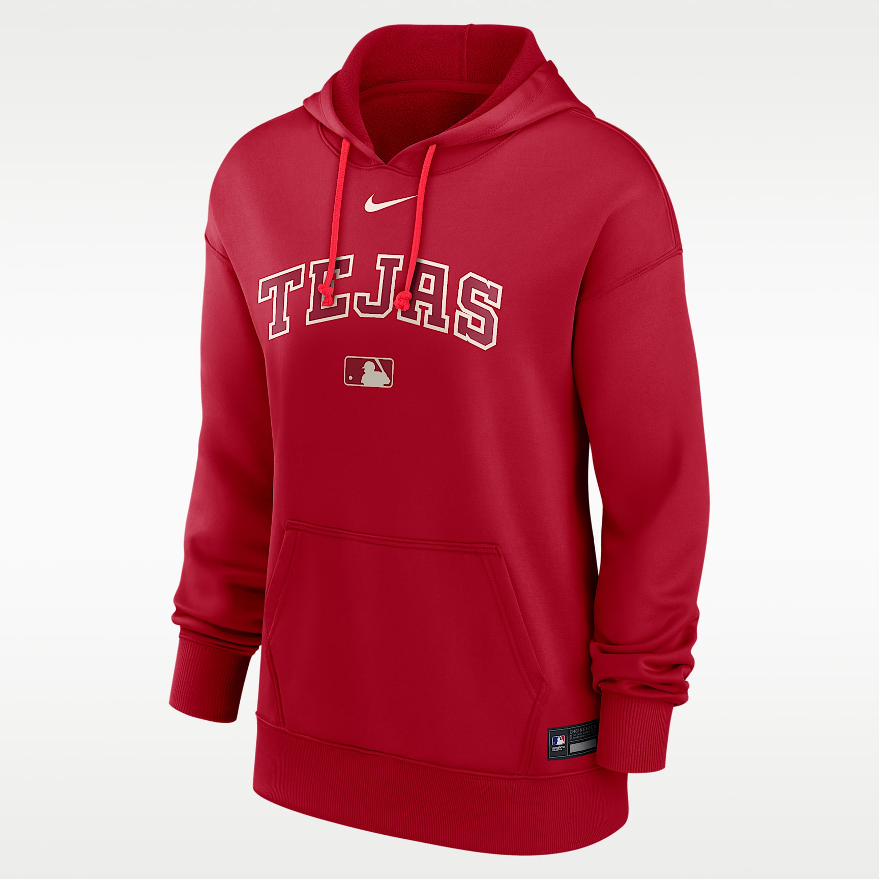Texas Rangers Authentic Collection City Connect Women's Nike Therma MLB Pullover Hoodie