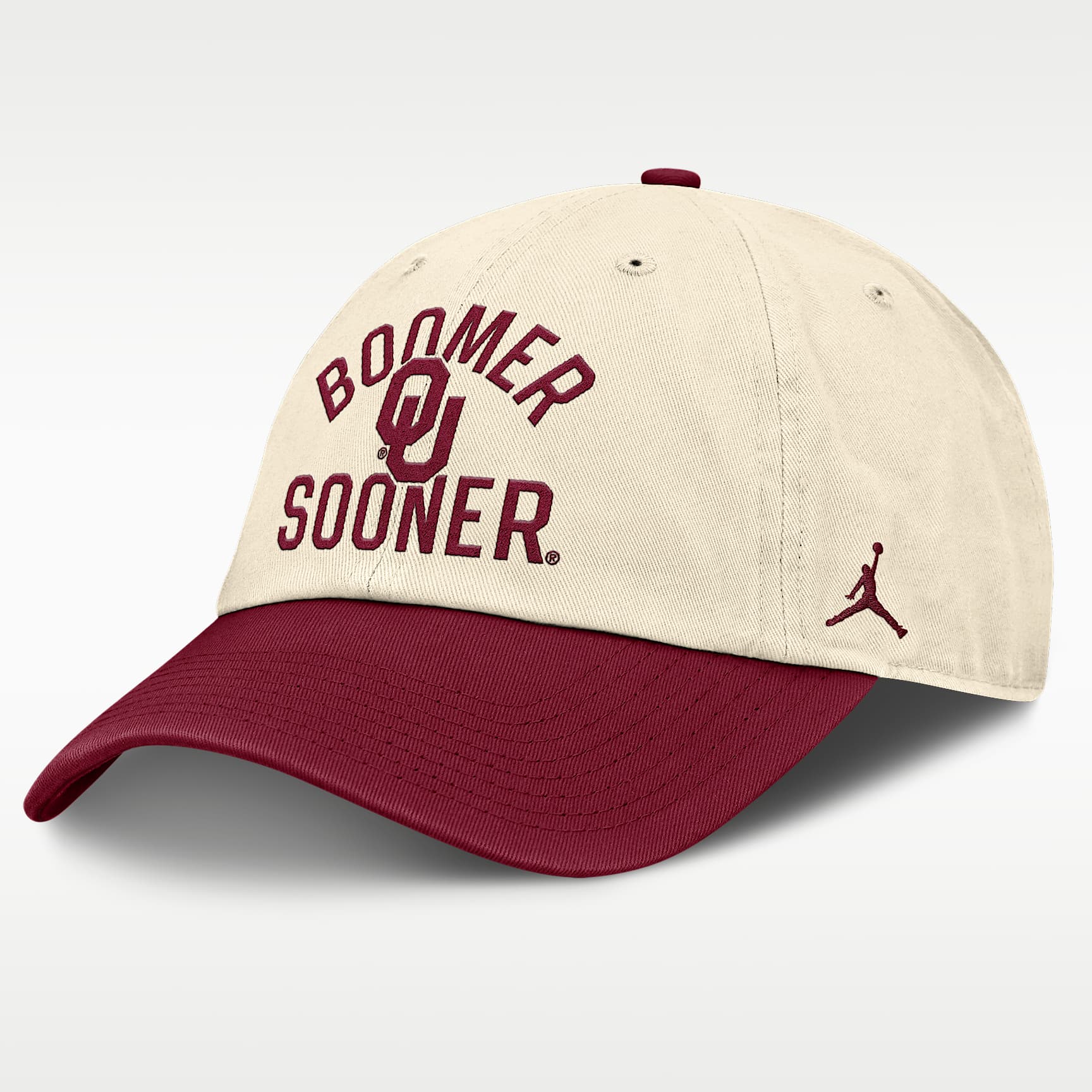 Oklahoma Primetime 2-Tone Club Men's Jordan Brand College Adjustable Hat