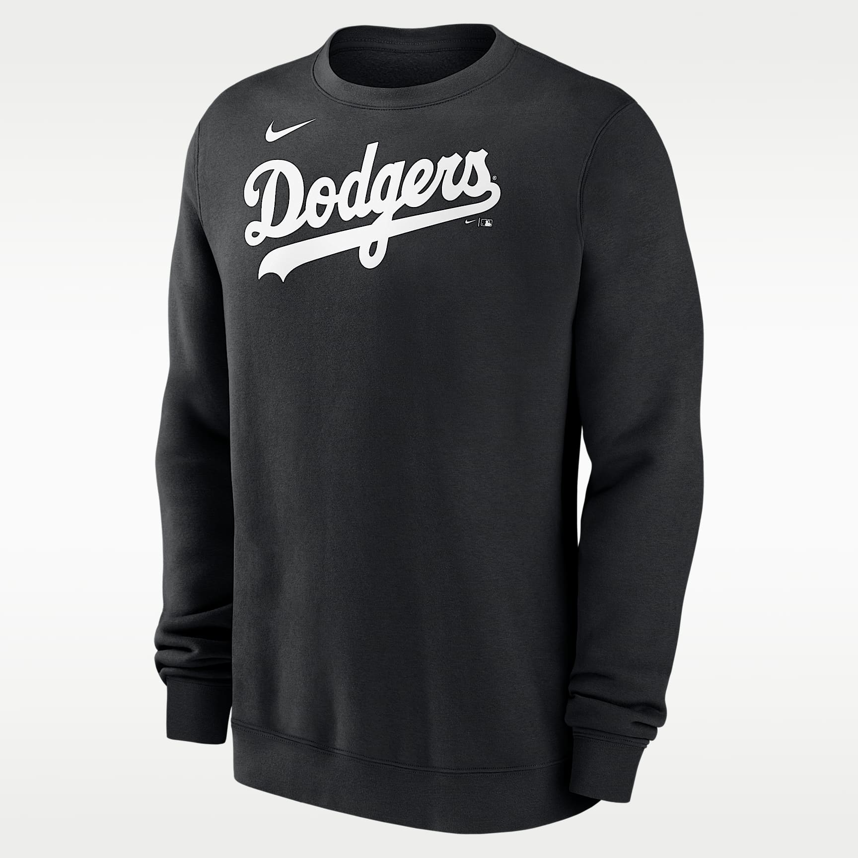 Los Angeles Dodgers Wordmark Men's Nike MLB Pullover Crew