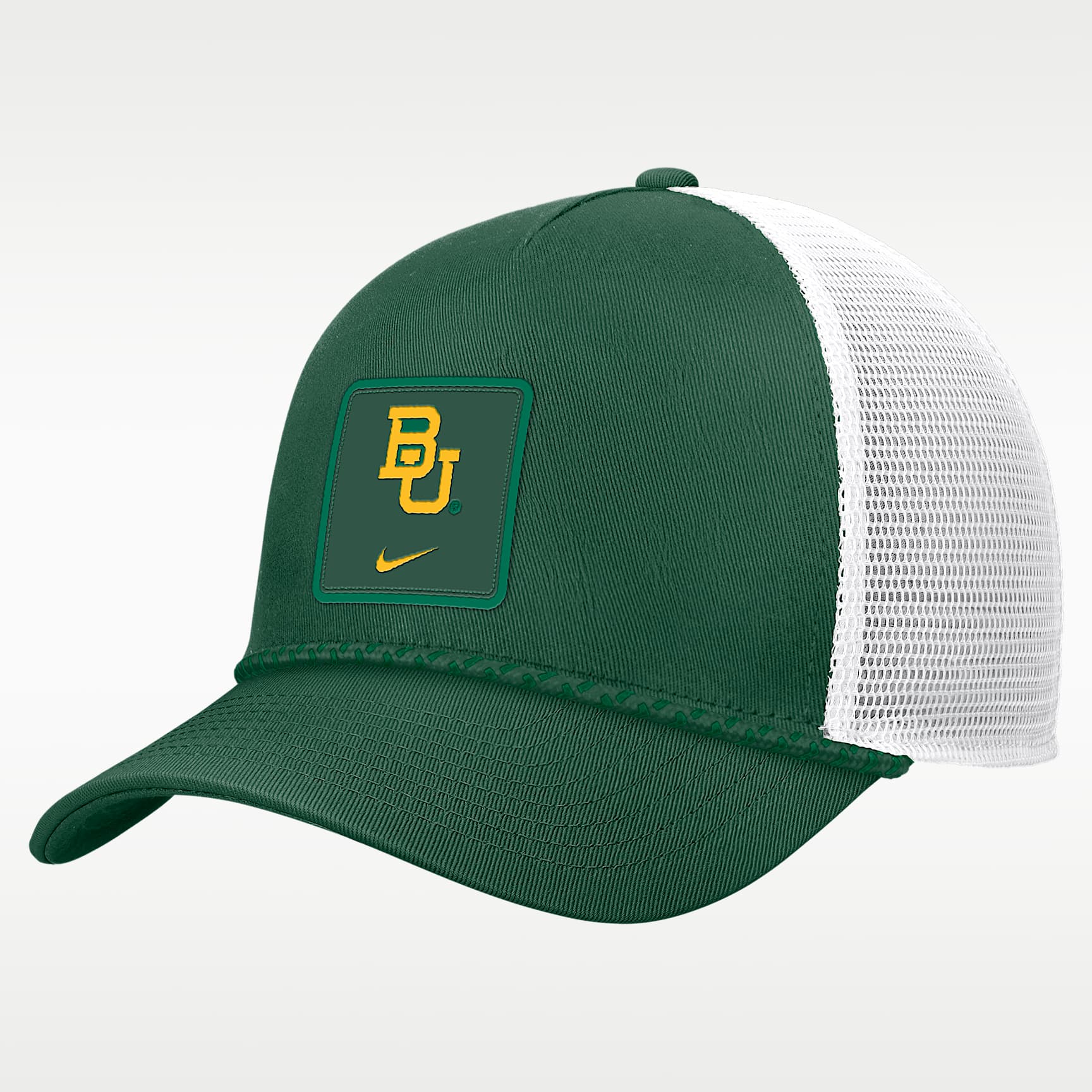 Baylor Sideline Rope Men's Nike College Trucker Adjustable Hat
