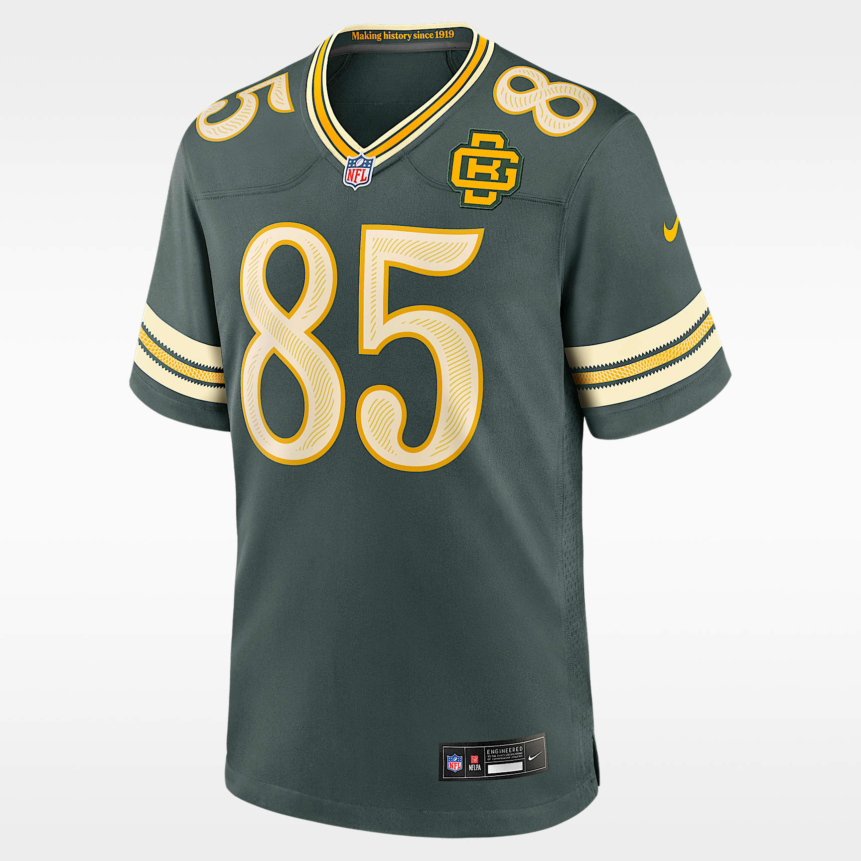 Tucker Kraft Green Bay Packers Rivalries Collection Men's Nike NFL Game Jersey