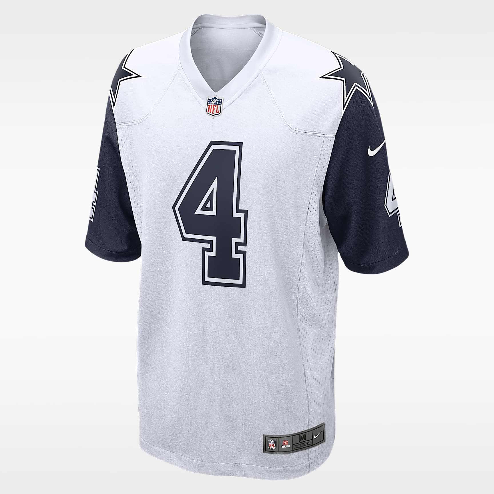 NFL Dallas Cowboys (Dak Prescott) Men's Game Football Jersey