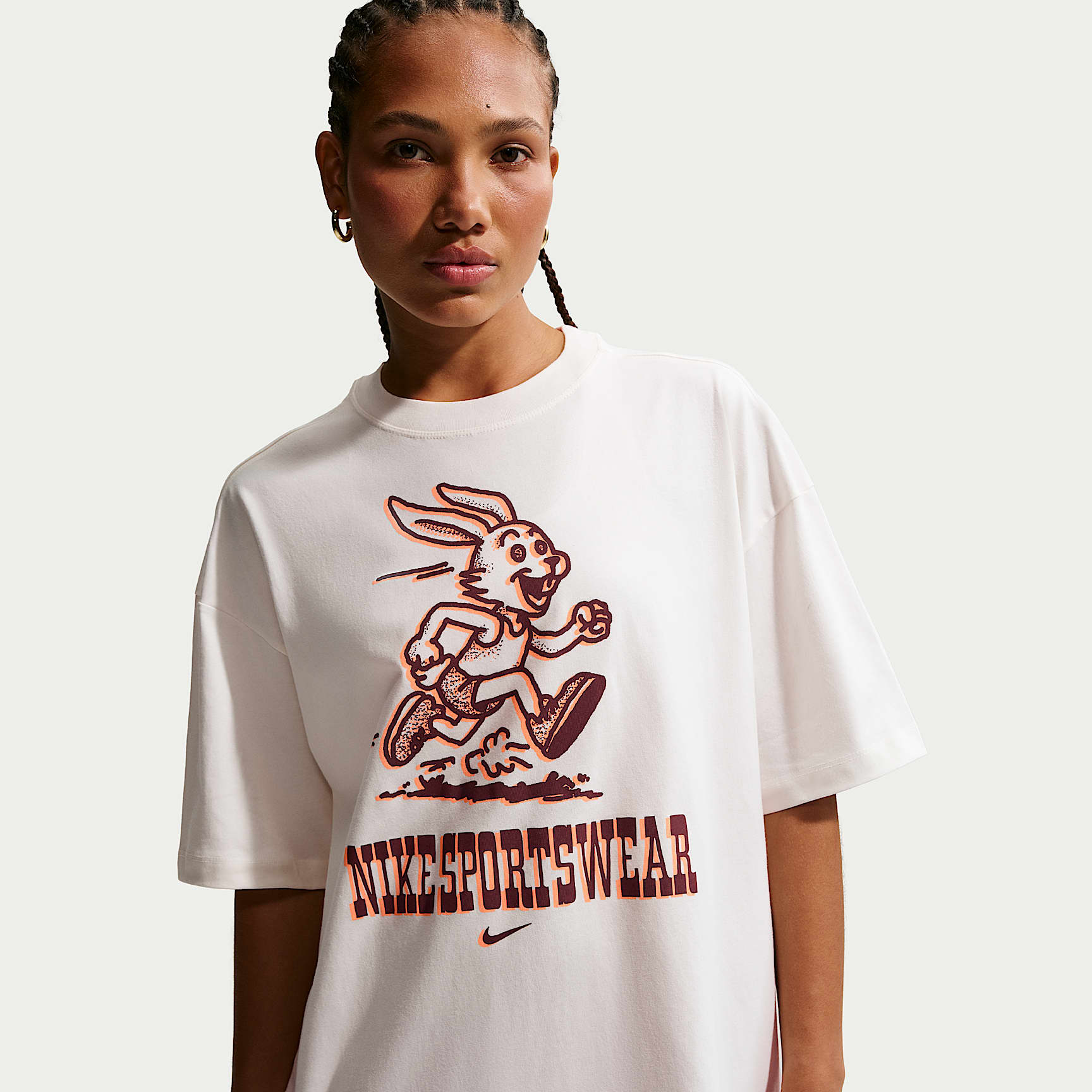 Nike Sportswear Classic oversized T-shirt voor dames