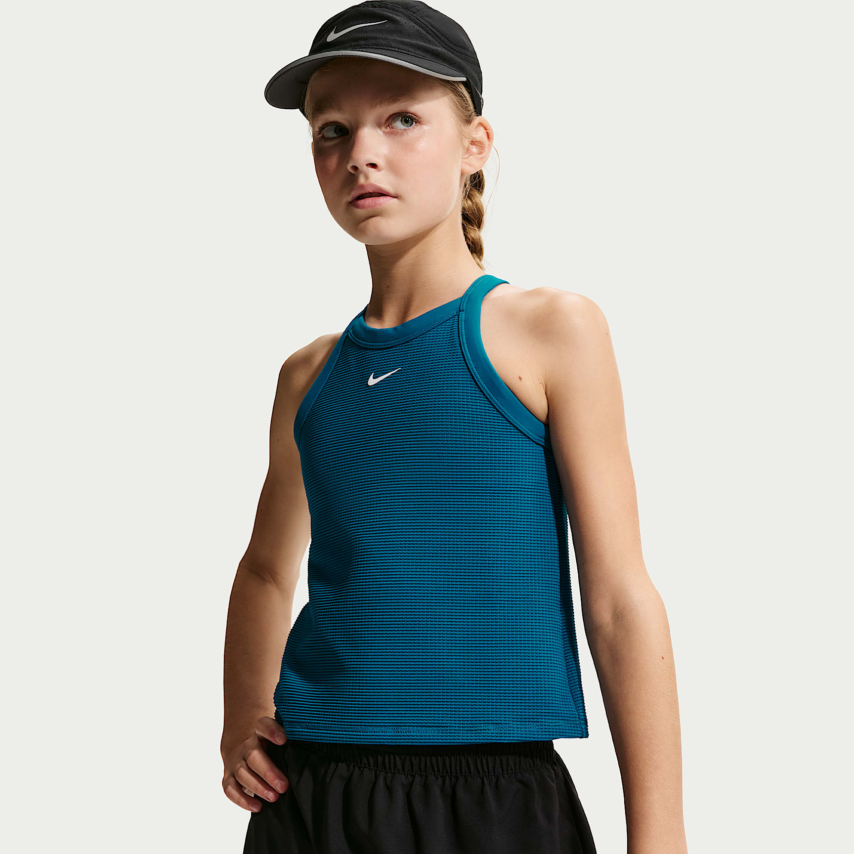 Camiseta de tirantes de cuello alto para niña Nike