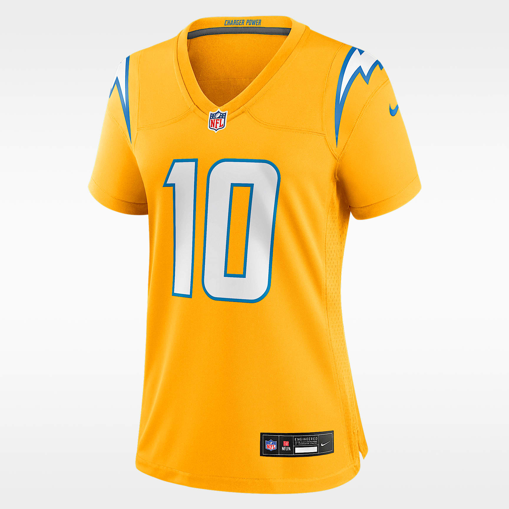 Jersey Nike de la NFL Game para mujer Justin Herbert Los Angeles Chargers