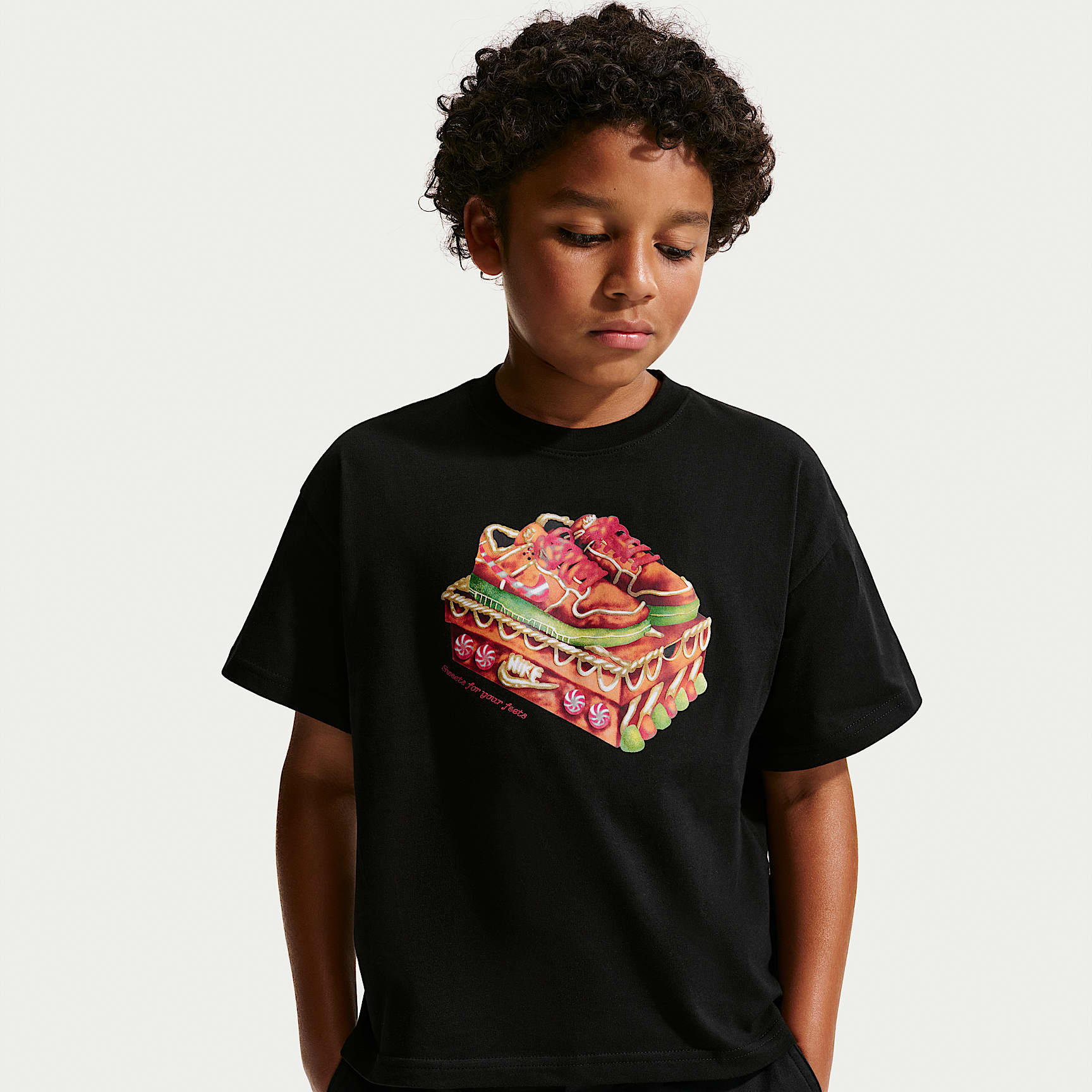 Playera para niños talla grande Nike Sportswear
