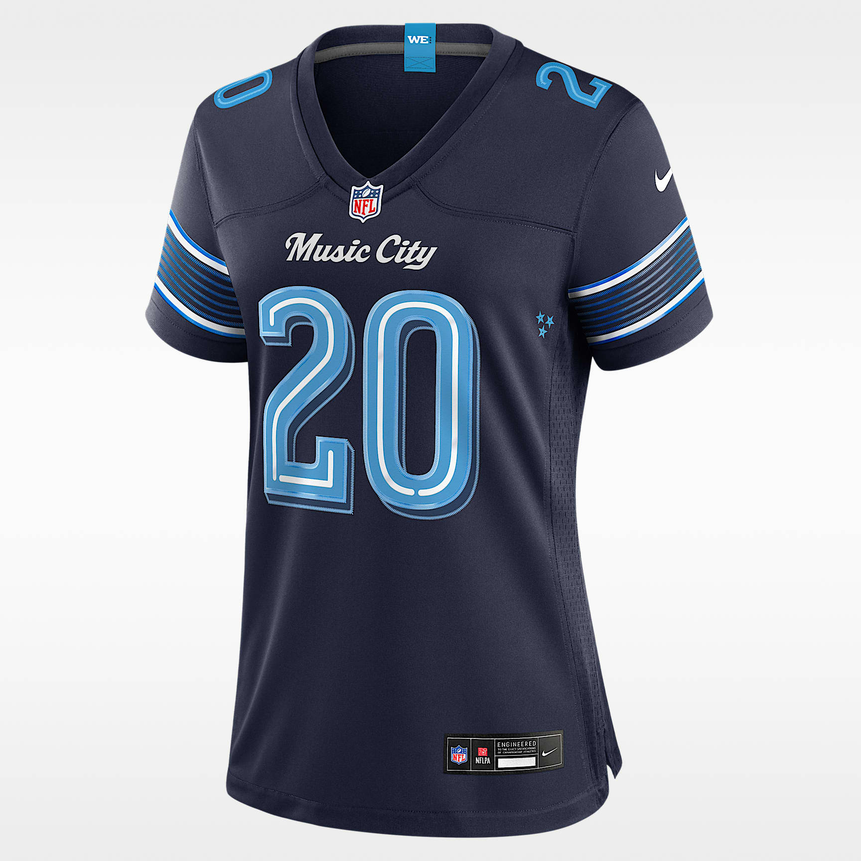 Tony Pollard Tennessee Titans Rivalries Collection Women's Nike NFL Game Jersey