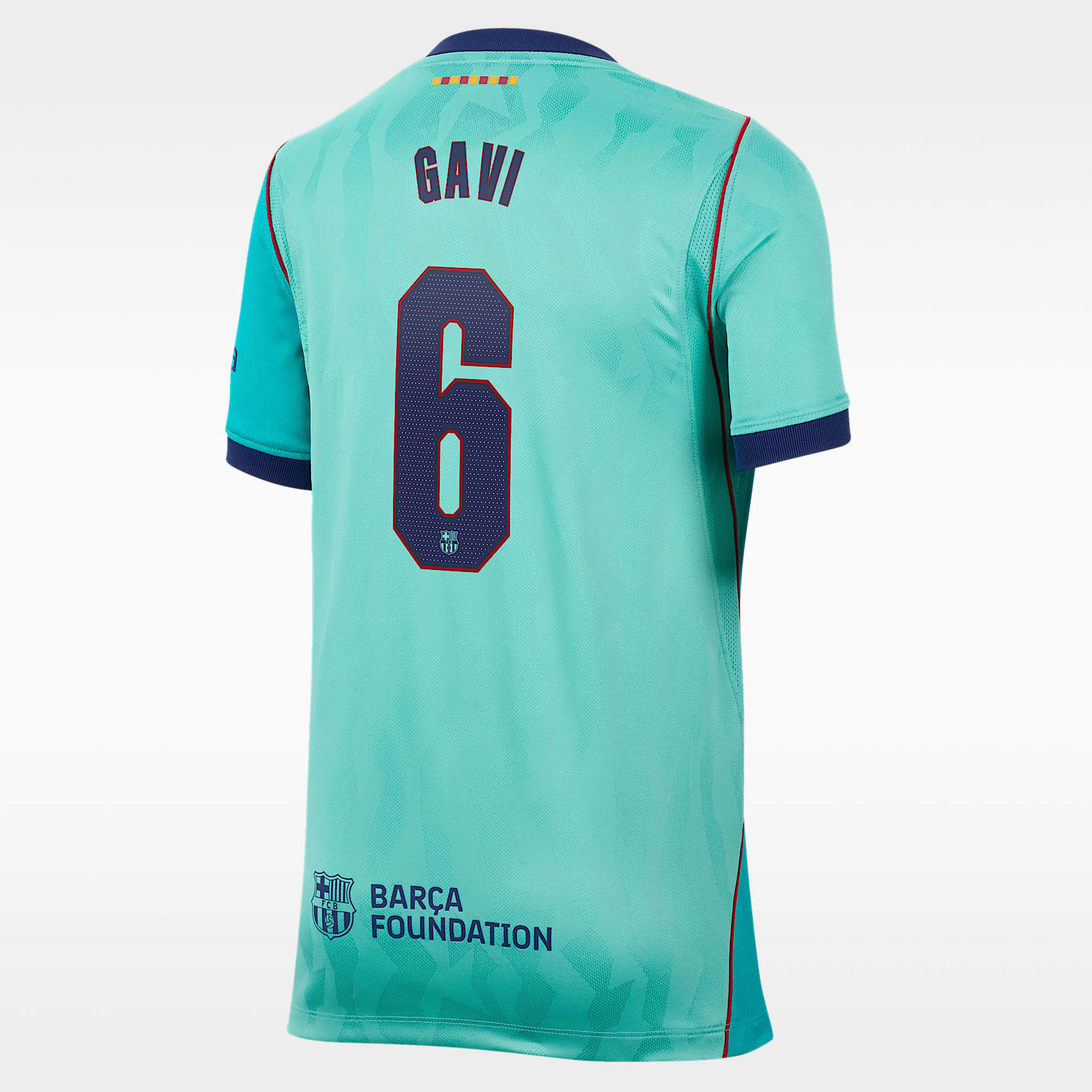 Gavi Barcelona 2026/27 Stadium Third Big Kids' Nike Dri-FIT Soccer Jersey