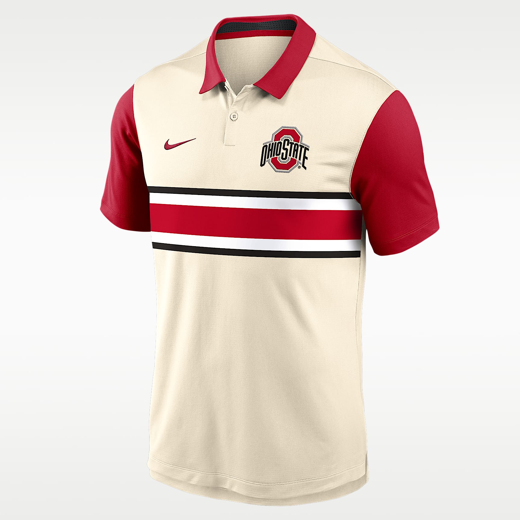 Ohio State Vapor Primary Logo Men's Nike Dri-FIT College Polo