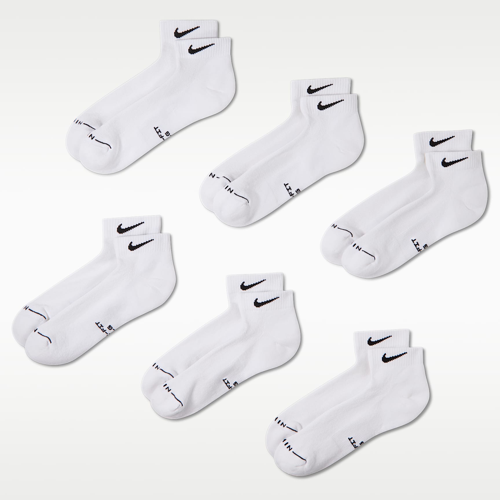 Nike Everyday Elevated Low Socks (6 Pairs)
