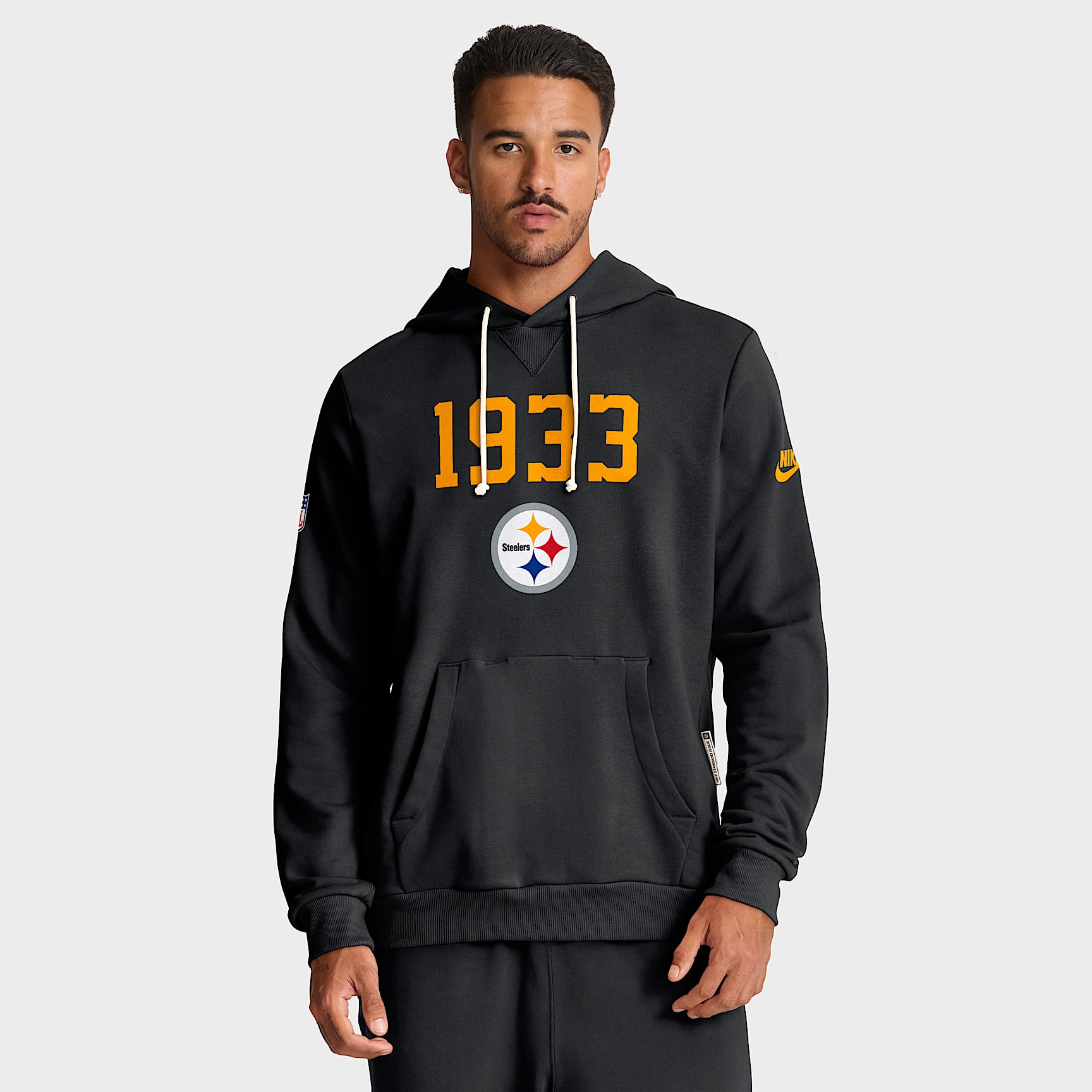 Pittsburgh Steelers Alt Onside Conversion Sideline Men's Nike Dri-FIT NFL Pullover Hoodie