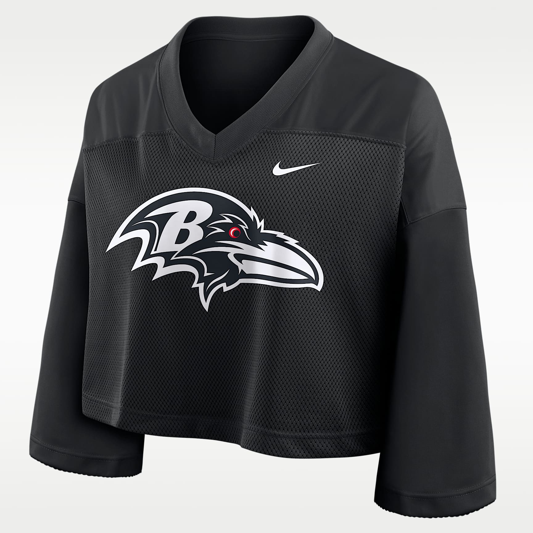 Baltimore Ravens Rewind Fashion Women's Nike Dri-FIT NFL Cropped Jersey